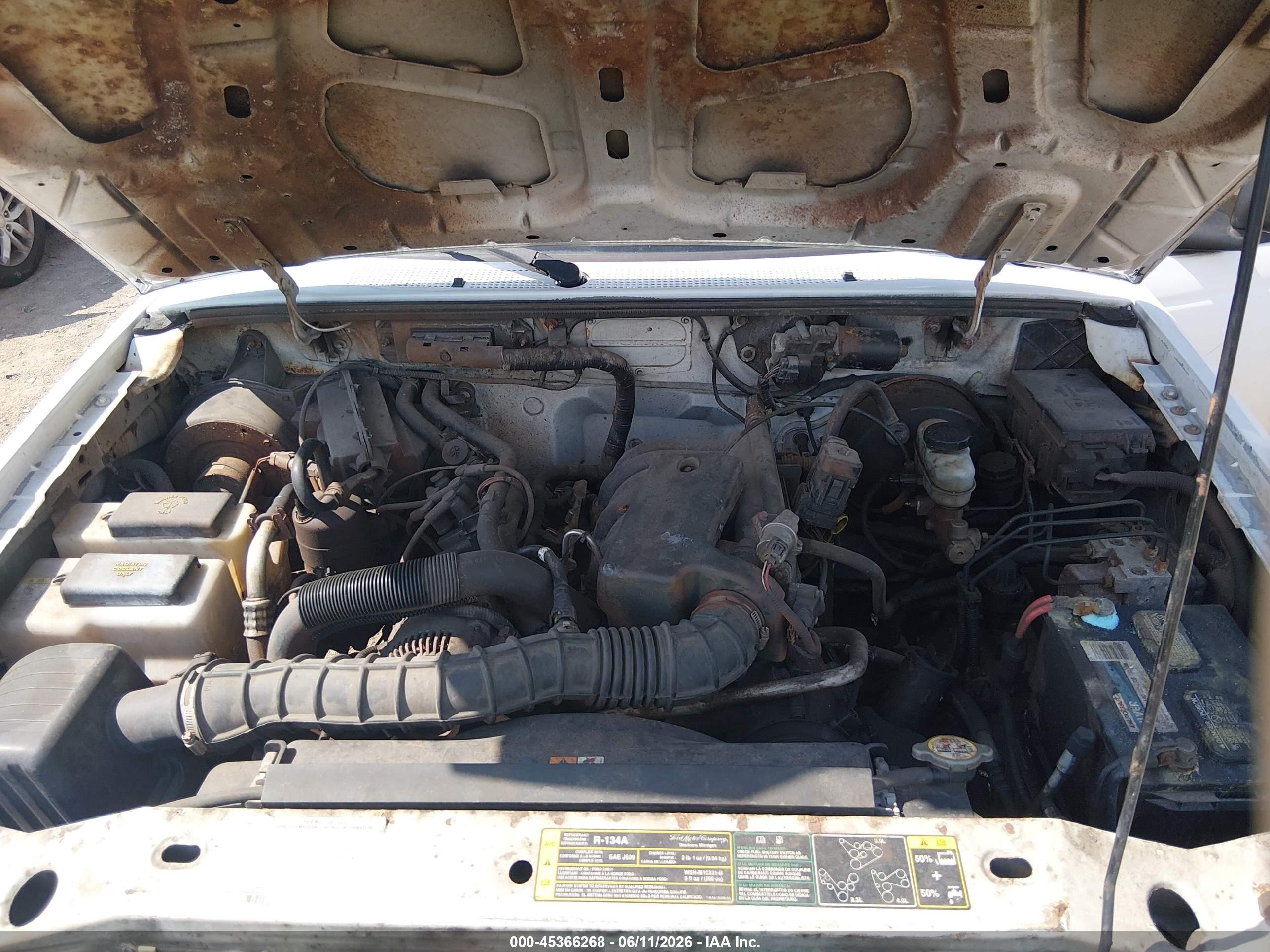 2005 Ford Ranger Edge/stx/xl/xls/xlt Белый vin: 1FTYR10U55PB04984
