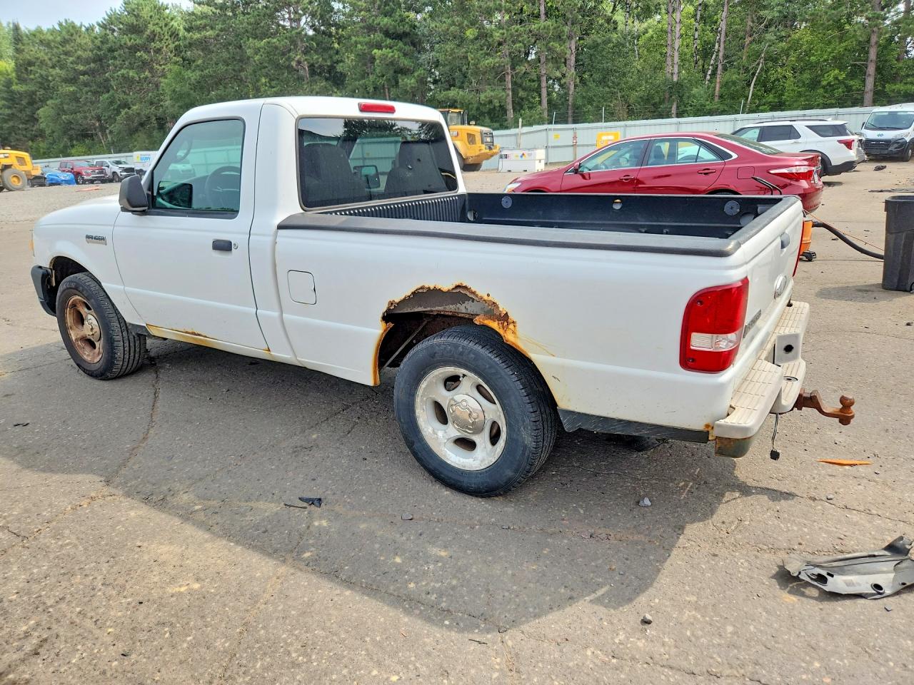 2006 Ford Ranger White vin: 1FTYR10U56PA83393