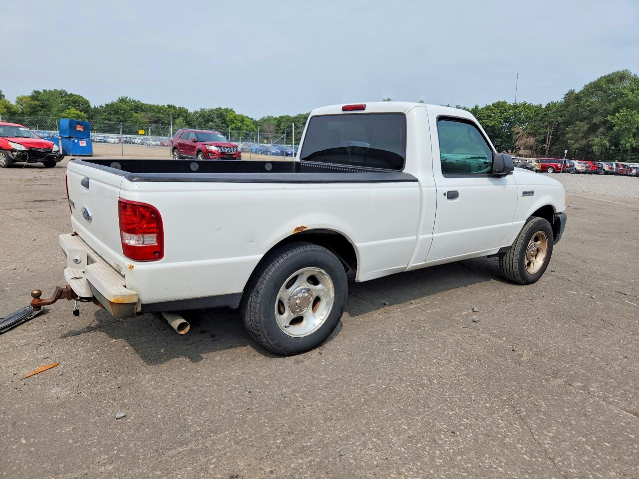 2006 Ford Ranger White vin: 1FTYR10U56PA83393