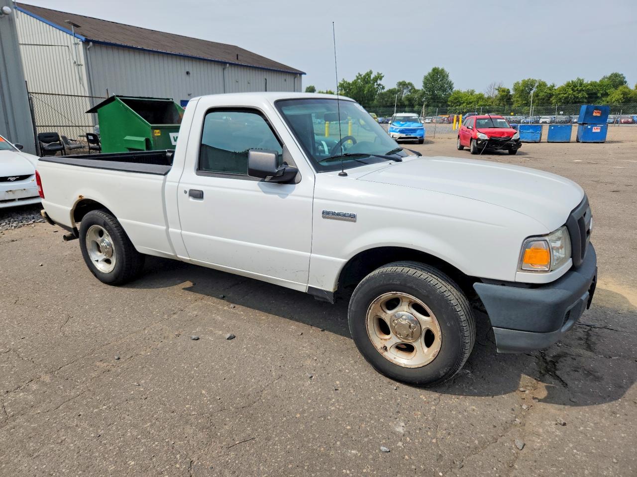 2006 Ford Ranger White vin: 1FTYR10U56PA83393