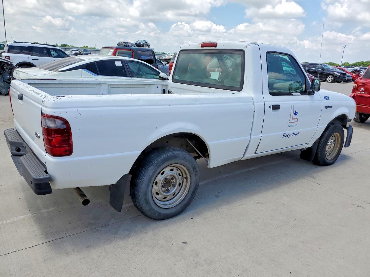 2002 Ford Ranger White vin: 1FTYR10U62PA21124