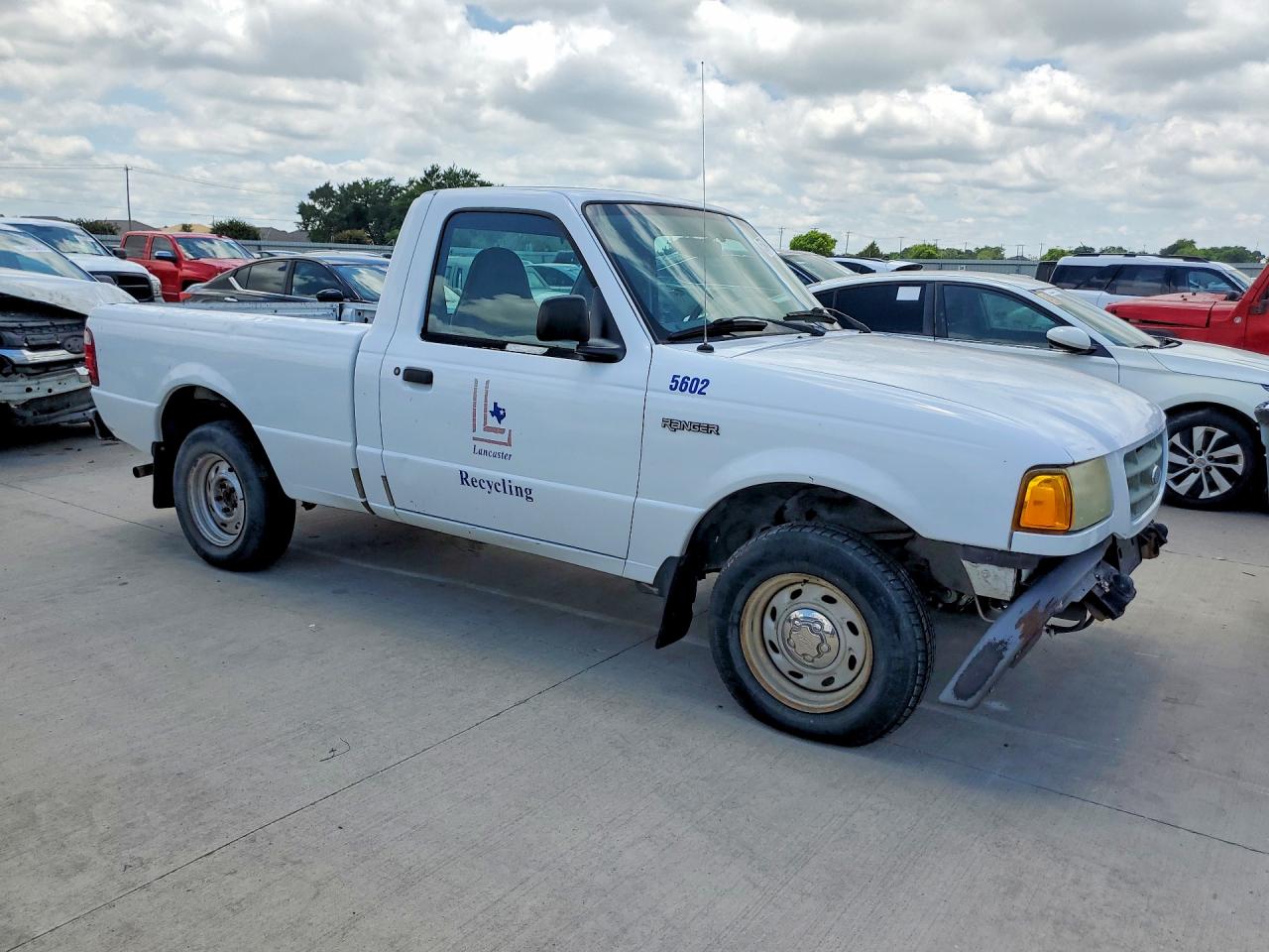 2002 Ford Ranger White vin: 1FTYR10U62PA21124