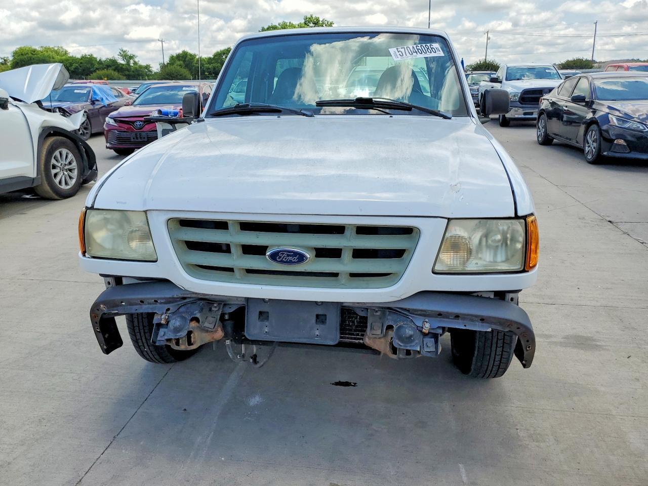 2002 Ford Ranger White vin: 1FTYR10U62PA21124