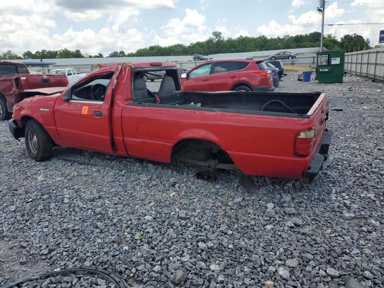 2002 Ford Ranger Red vin: 1FTYR10U62PA90847