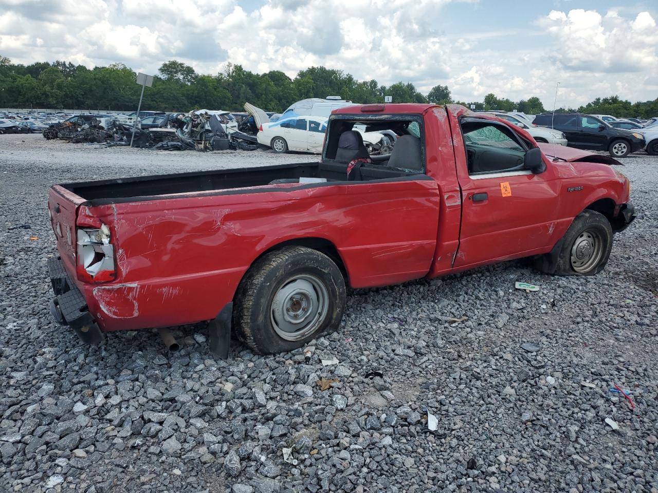 2002 Ford Ranger Red vin: 1FTYR10U62PA90847