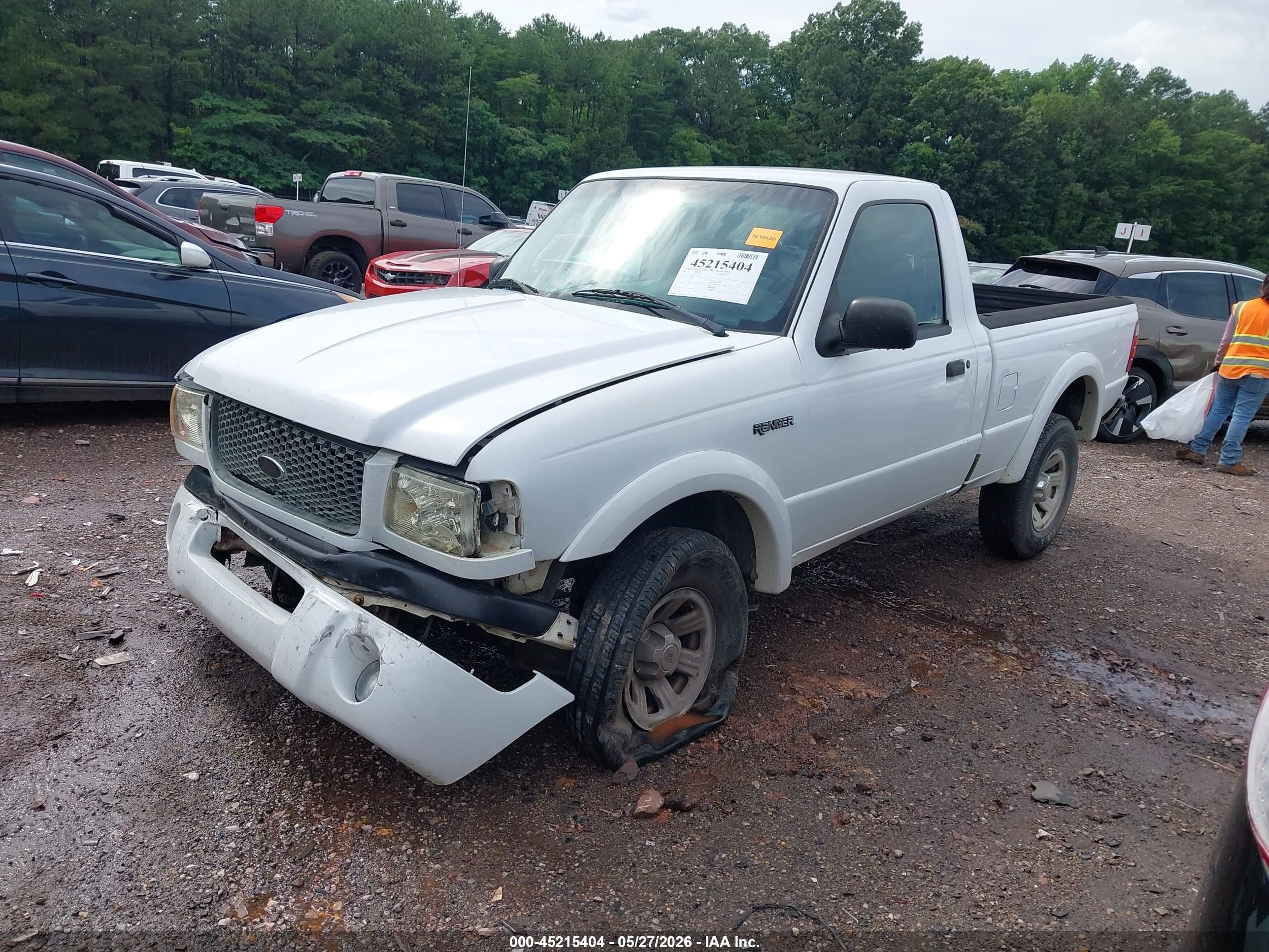 2002 Ford Ranger Edge/xl/xlt Белый vin: 1FTYR10U62TA17677