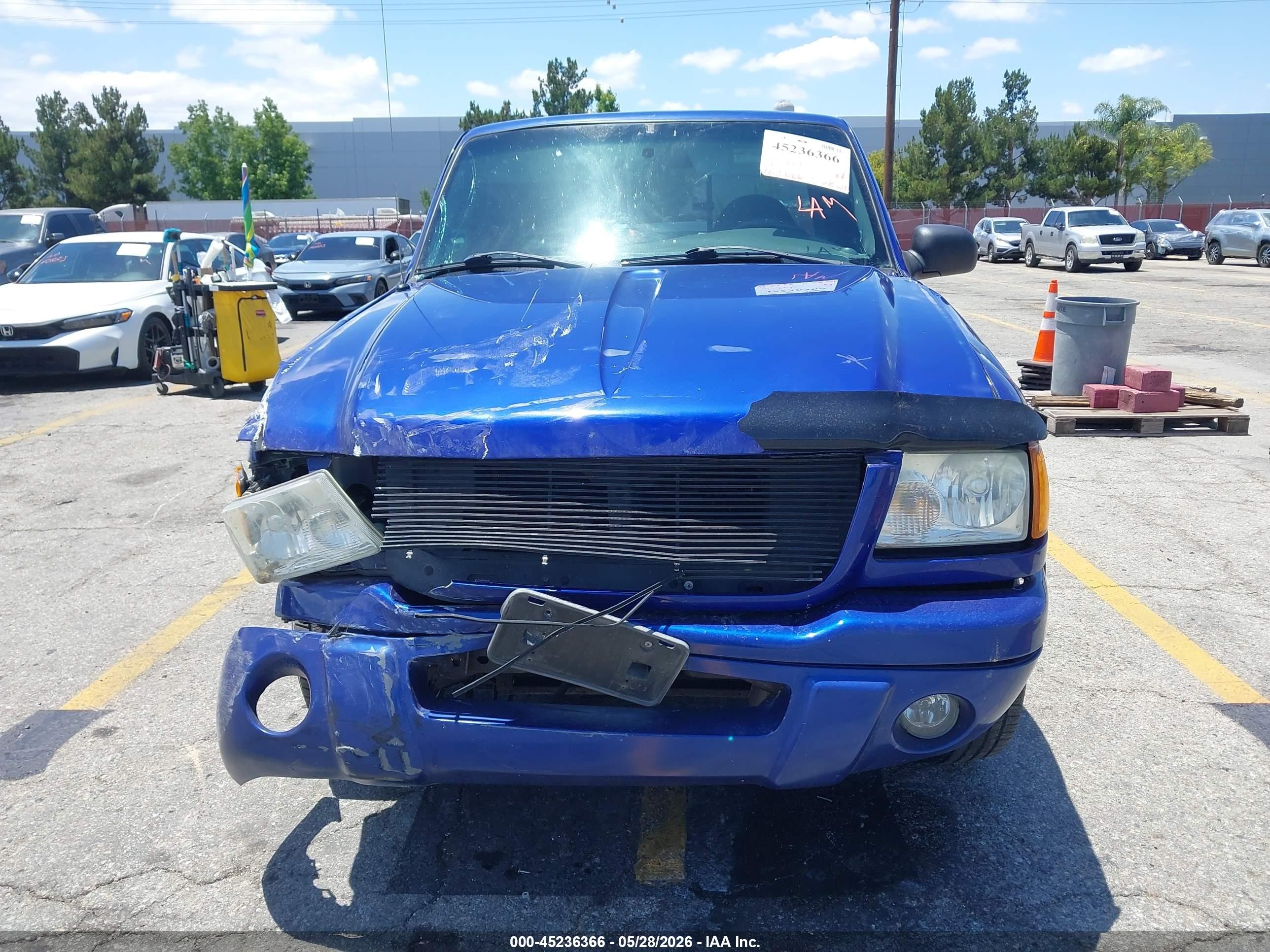 2003 Ford Ranger Edge/xl/xlt Blue vin: 1FTYR10U63PB02027
