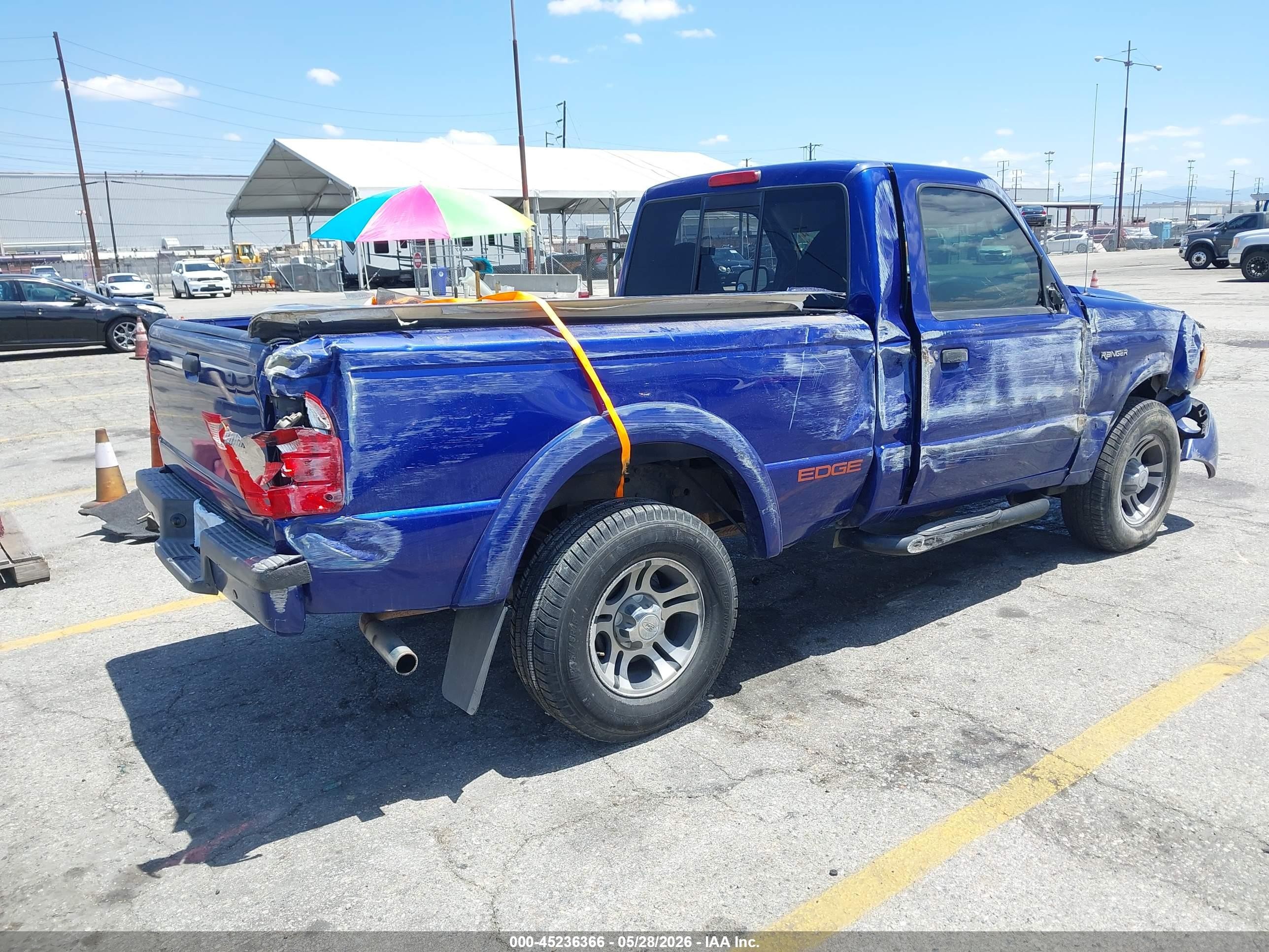 2003 Ford Ranger Edge/xl/xlt Blue vin: 1FTYR10U63PB02027
