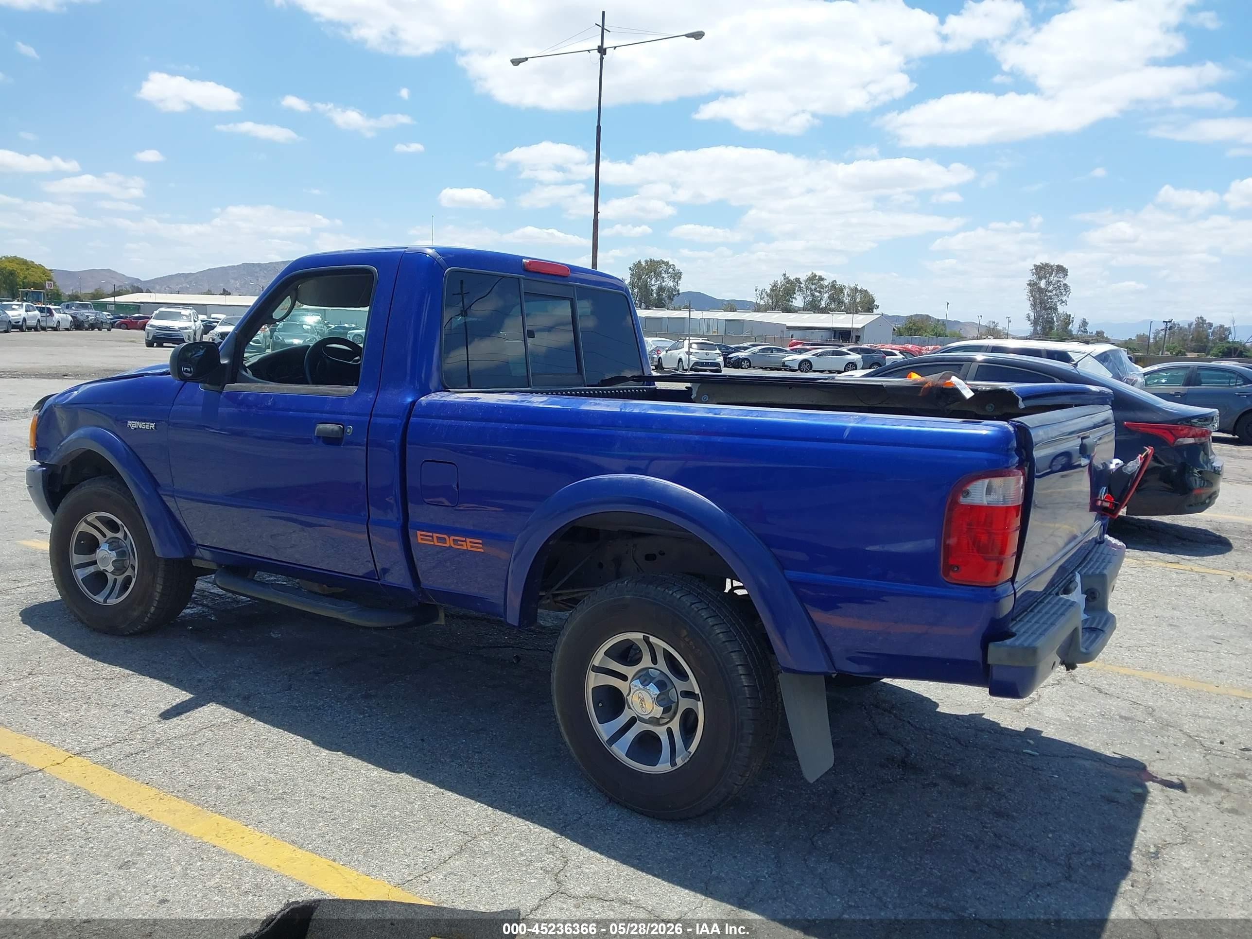 2003 Ford Ranger Edge/xl/xlt Blue vin: 1FTYR10U63PB02027