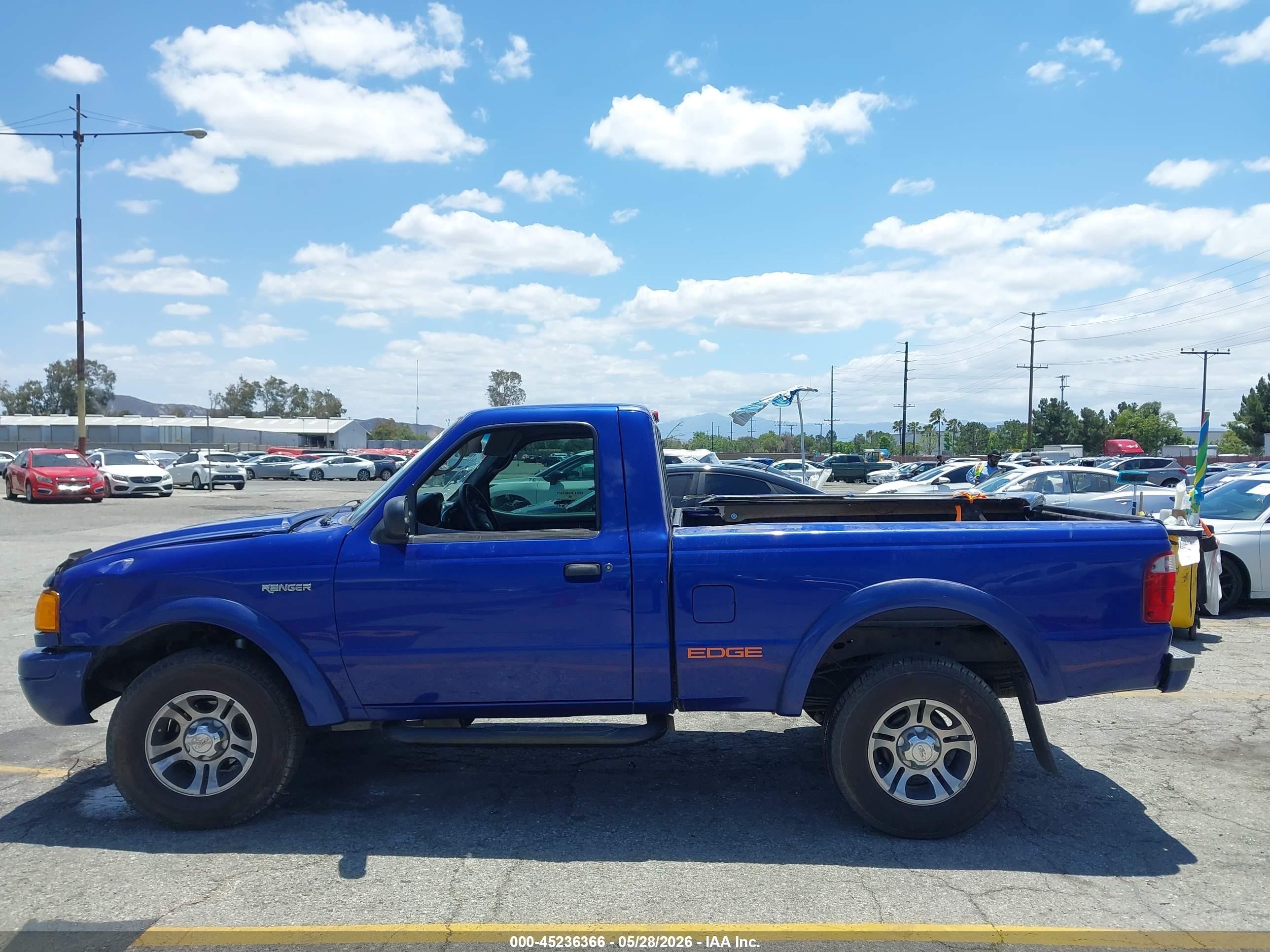 2003 Ford Ranger Edge/xl/xlt Blue vin: 1FTYR10U63PB02027