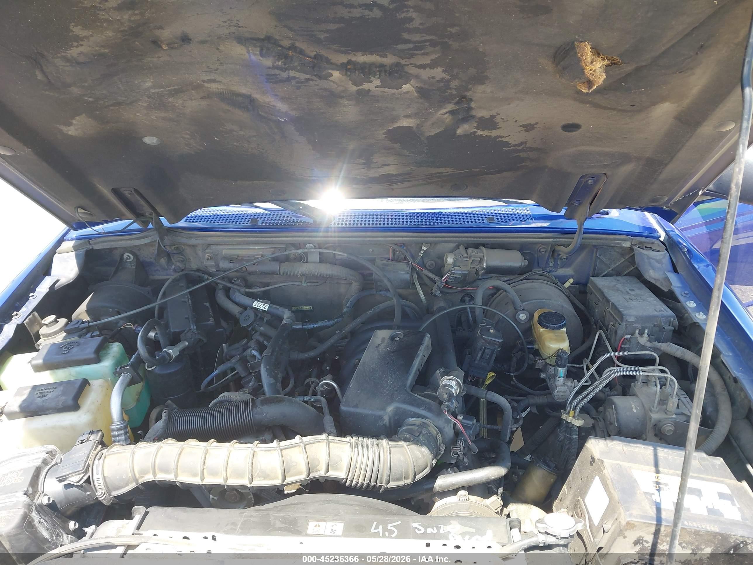 2003 Ford Ranger Edge/xl/xlt Blue vin: 1FTYR10U63PB02027