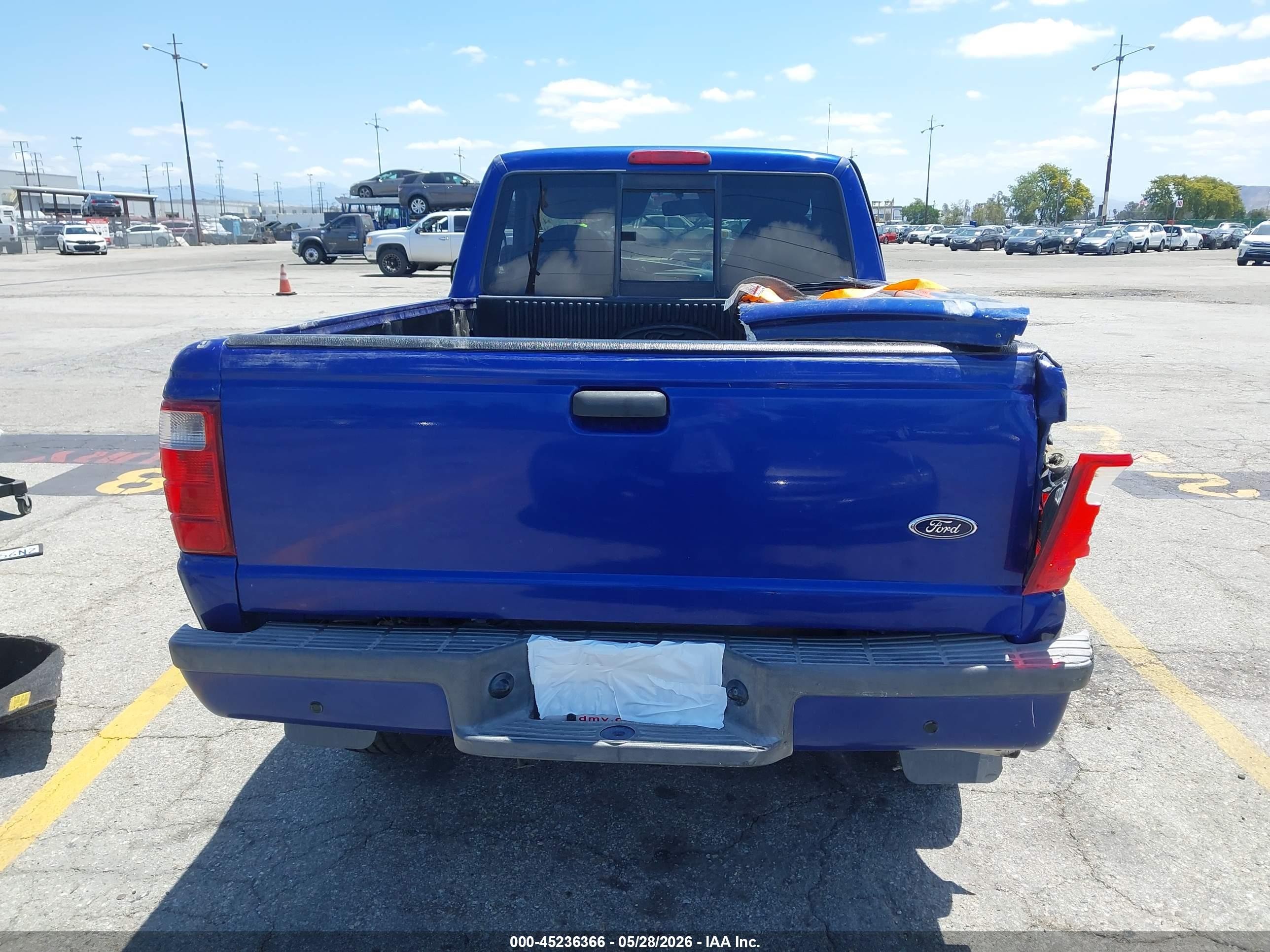 2003 Ford Ranger Edge/xl/xlt Blue vin: 1FTYR10U63PB02027