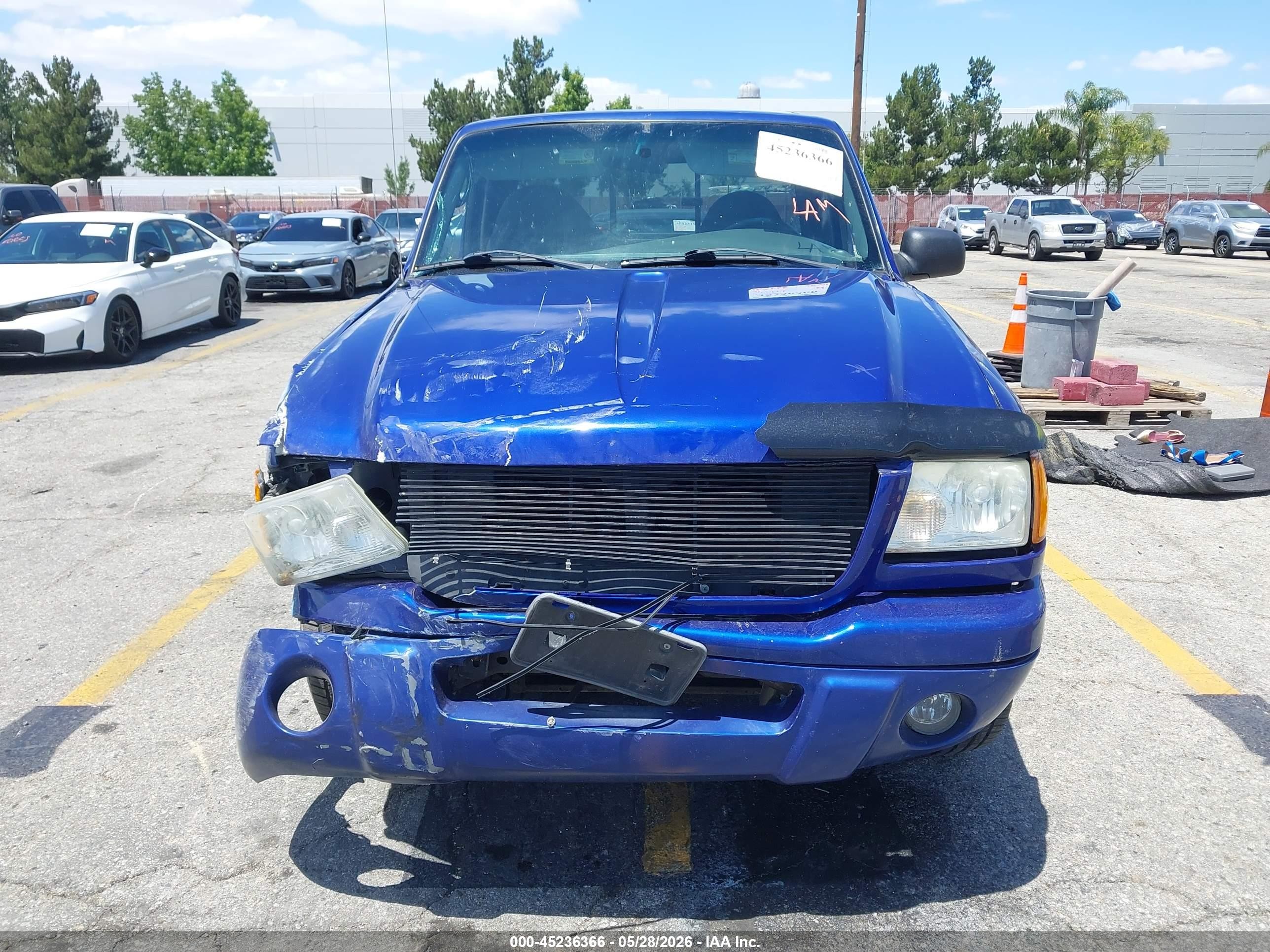 2003 Ford Ranger Edge/xl/xlt Blue vin: 1FTYR10U63PB02027