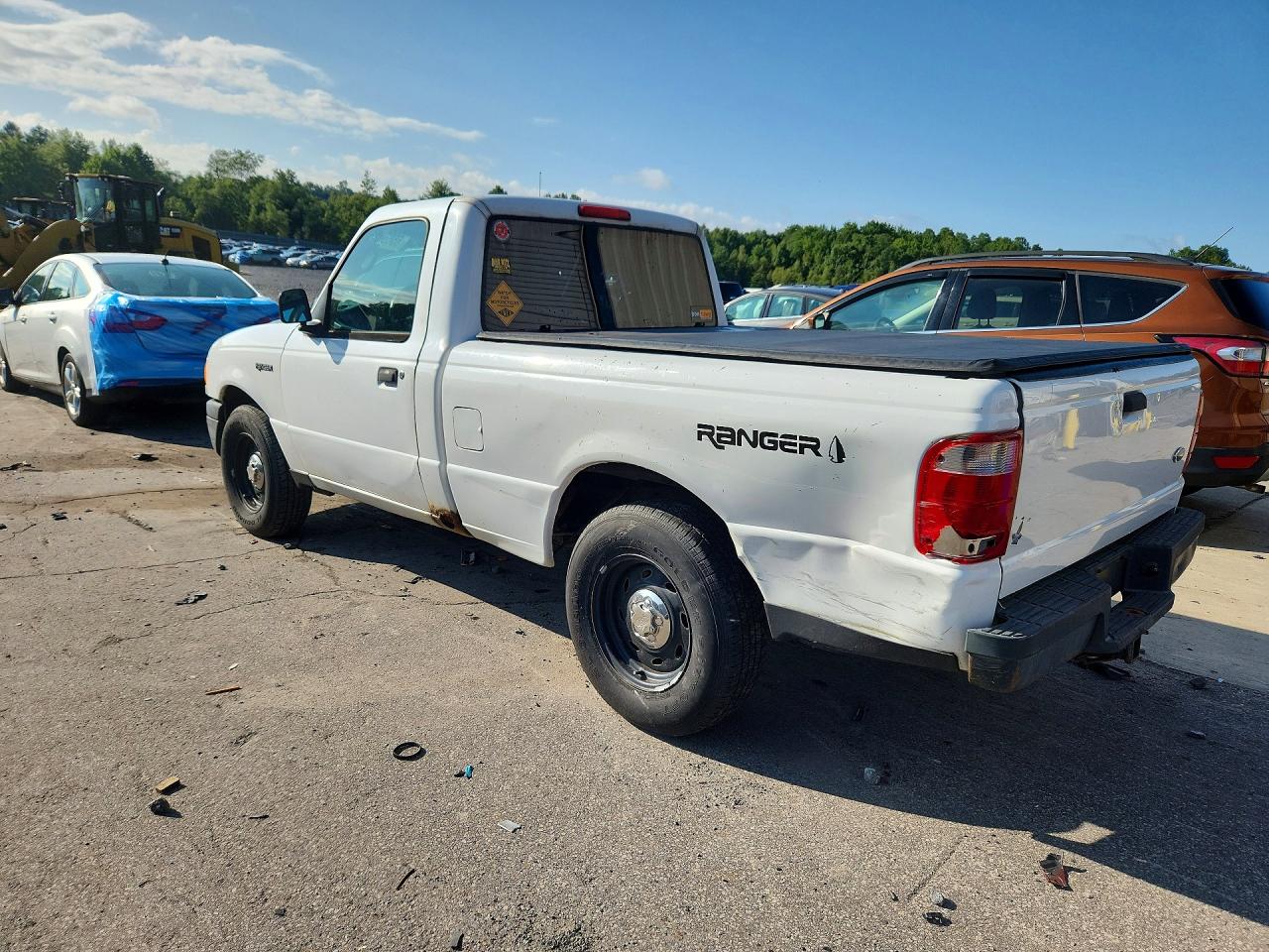 2004 Ford Ranger White vin: 1FTYR10U64PB29343