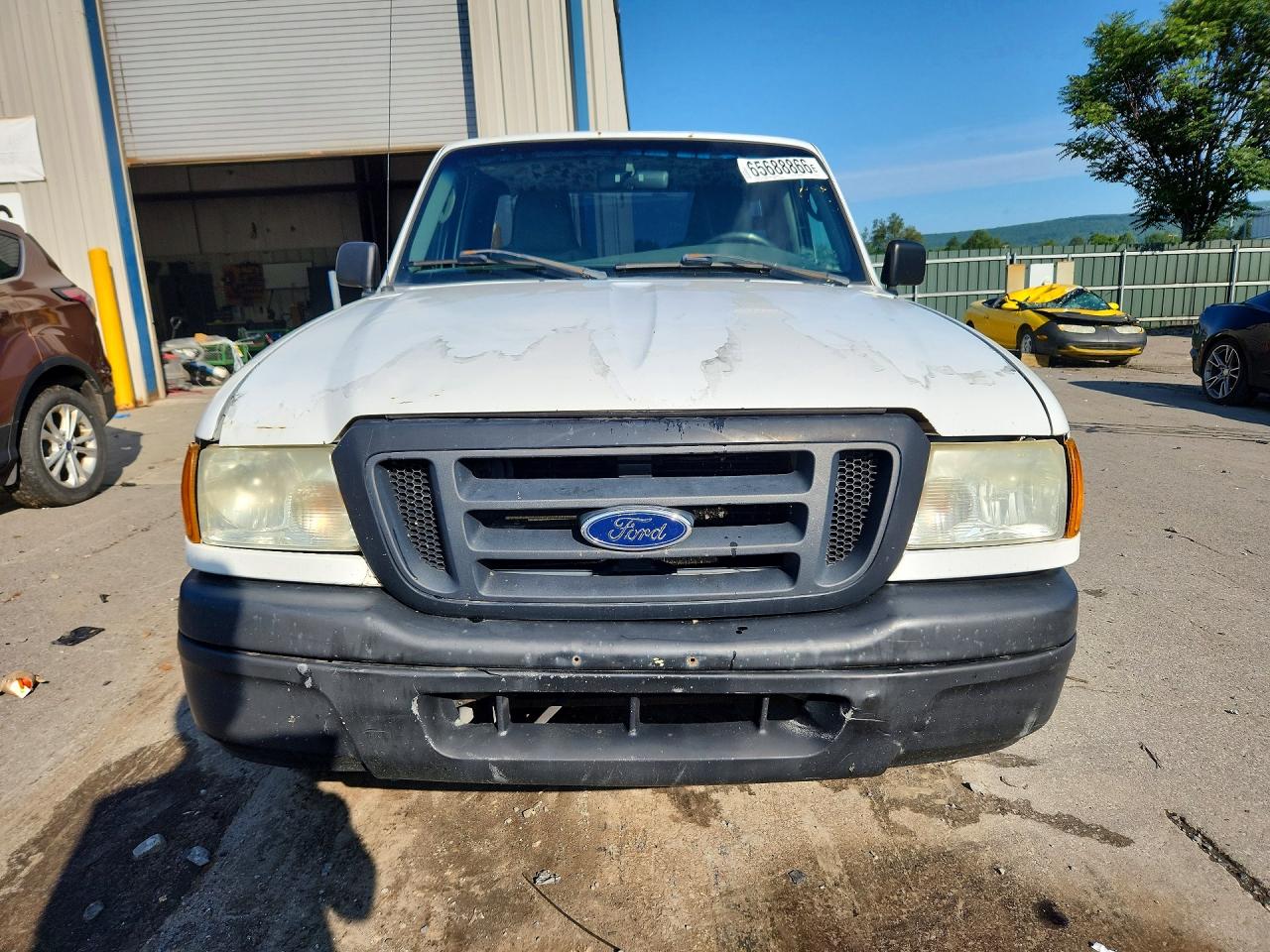 2004 Ford Ranger White vin: 1FTYR10U64PB29343