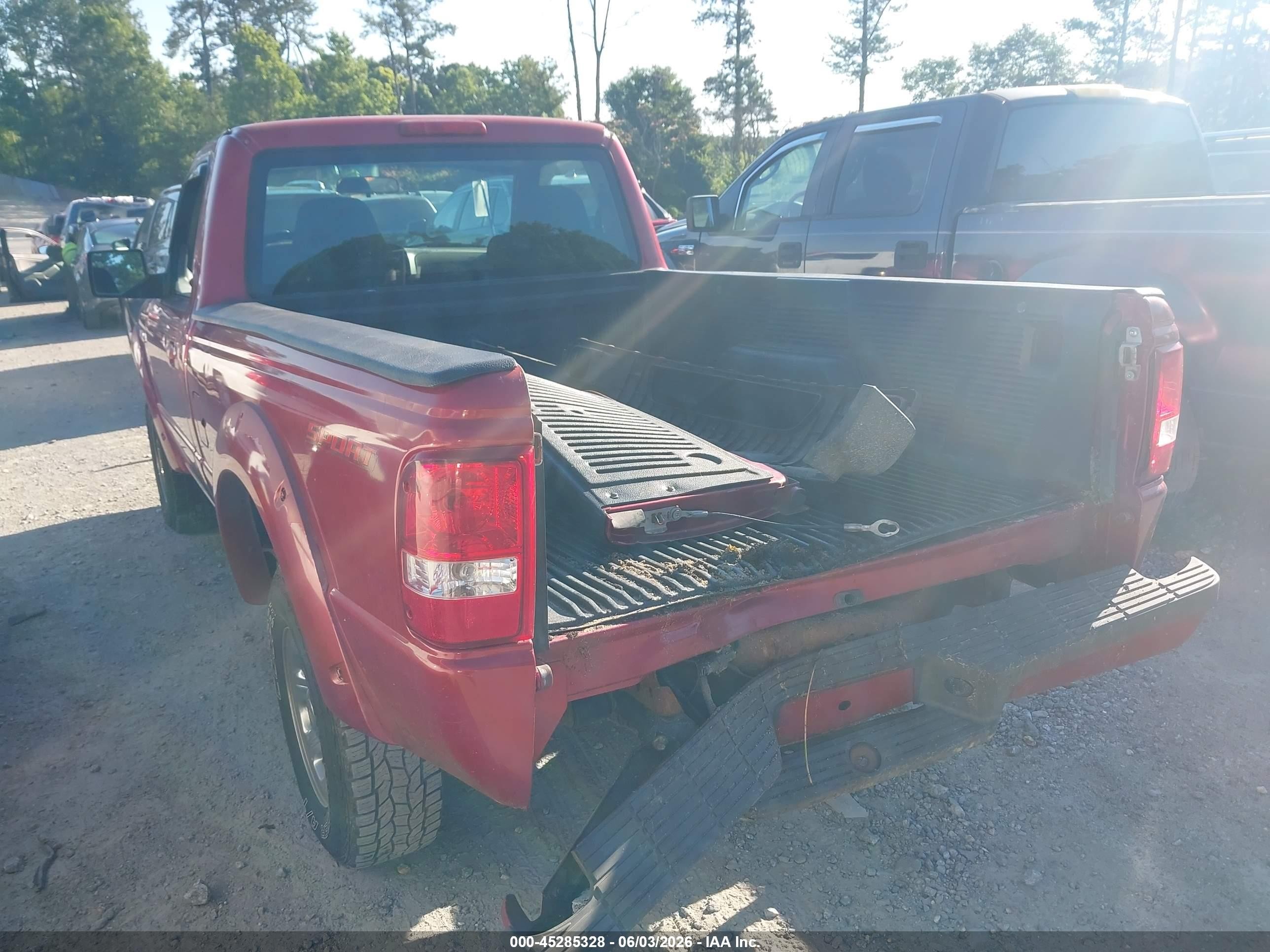 2007 Ford Ranger Sport/stx/xl/xlt Red vin: 1FTYR10U67PA27450