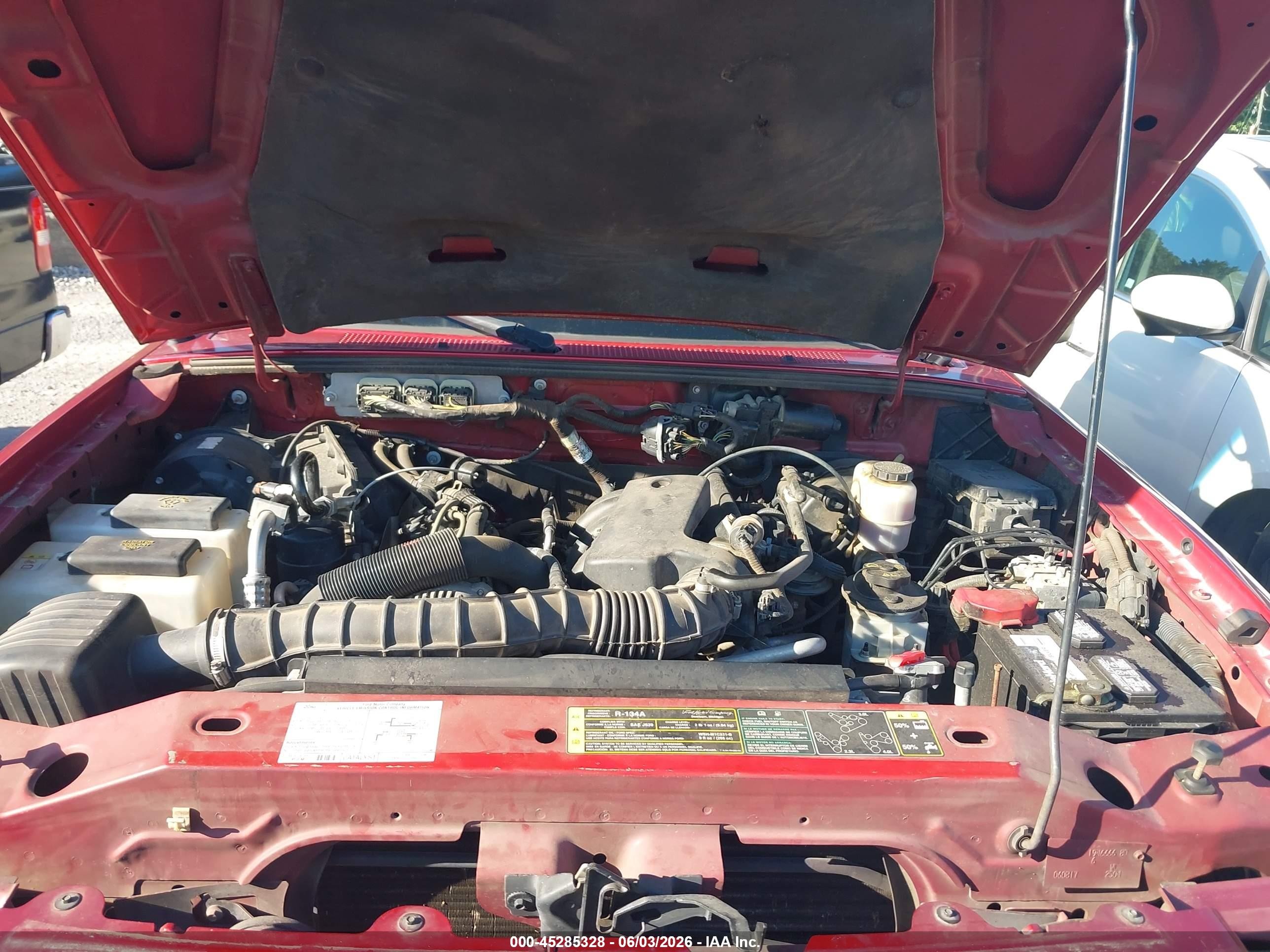 2007 Ford Ranger Sport/stx/xl/xlt Red vin: 1FTYR10U67PA27450