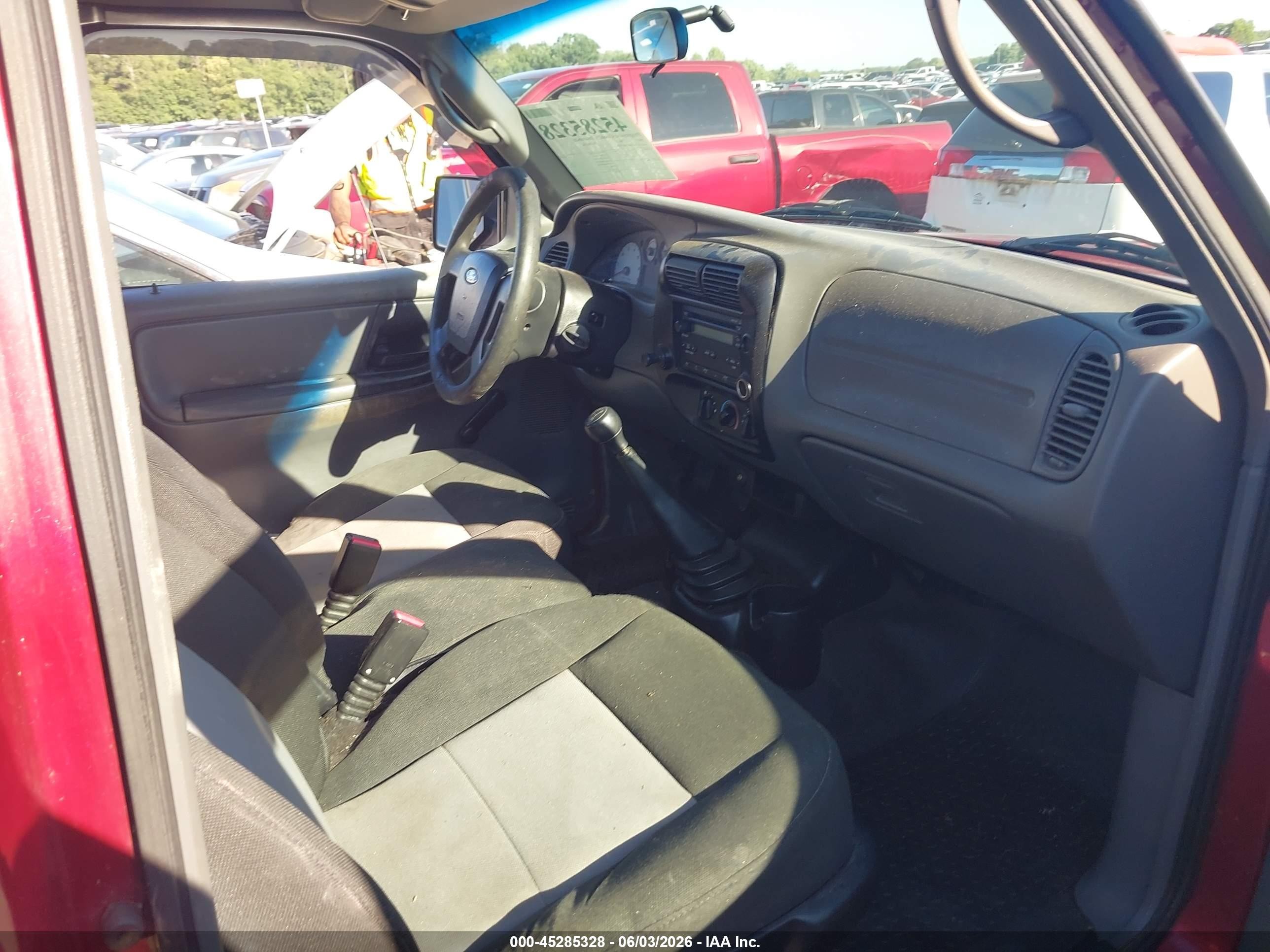2007 Ford Ranger Sport/stx/xl/xlt Red vin: 1FTYR10U67PA27450