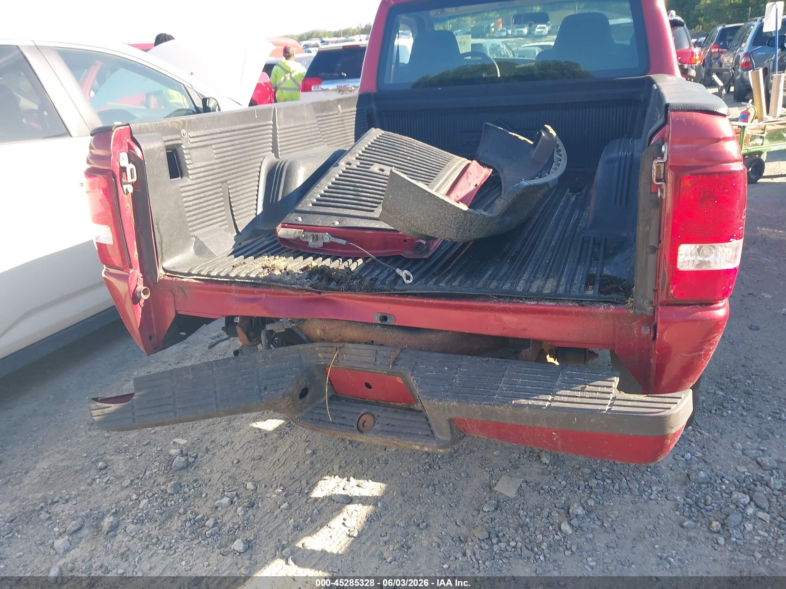2007 Ford Ranger Sport/stx/xl/xlt Red vin: 1FTYR10U67PA27450