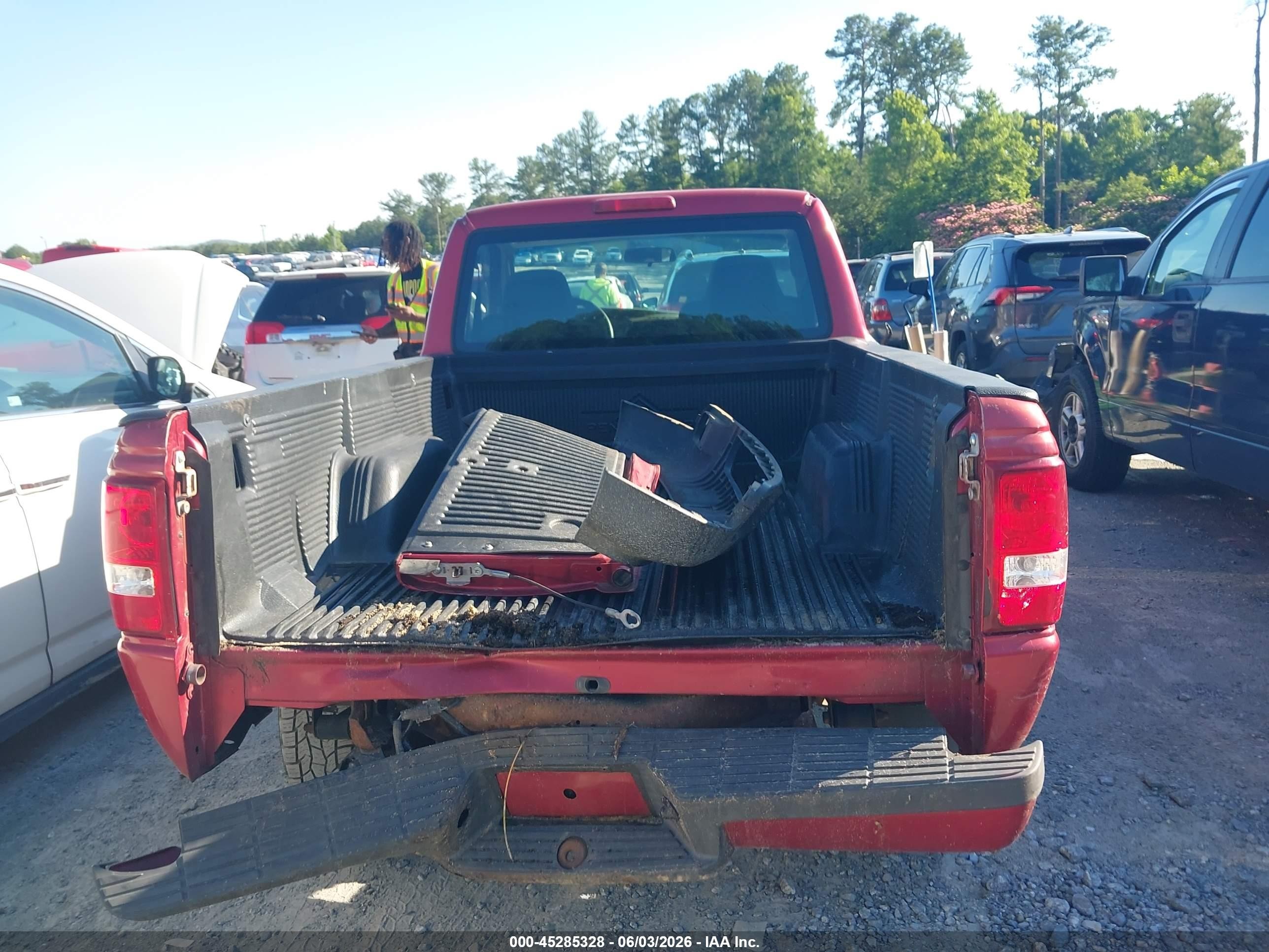 2007 Ford Ranger Sport/stx/xl/xlt Red vin: 1FTYR10U67PA27450
