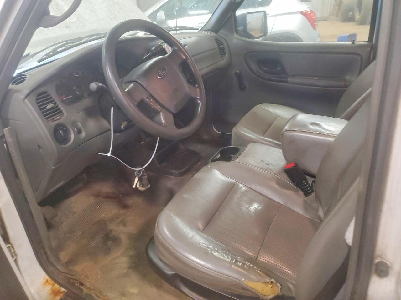 2008 Ford Ranger White vin: 1FTYR10U68PA81395