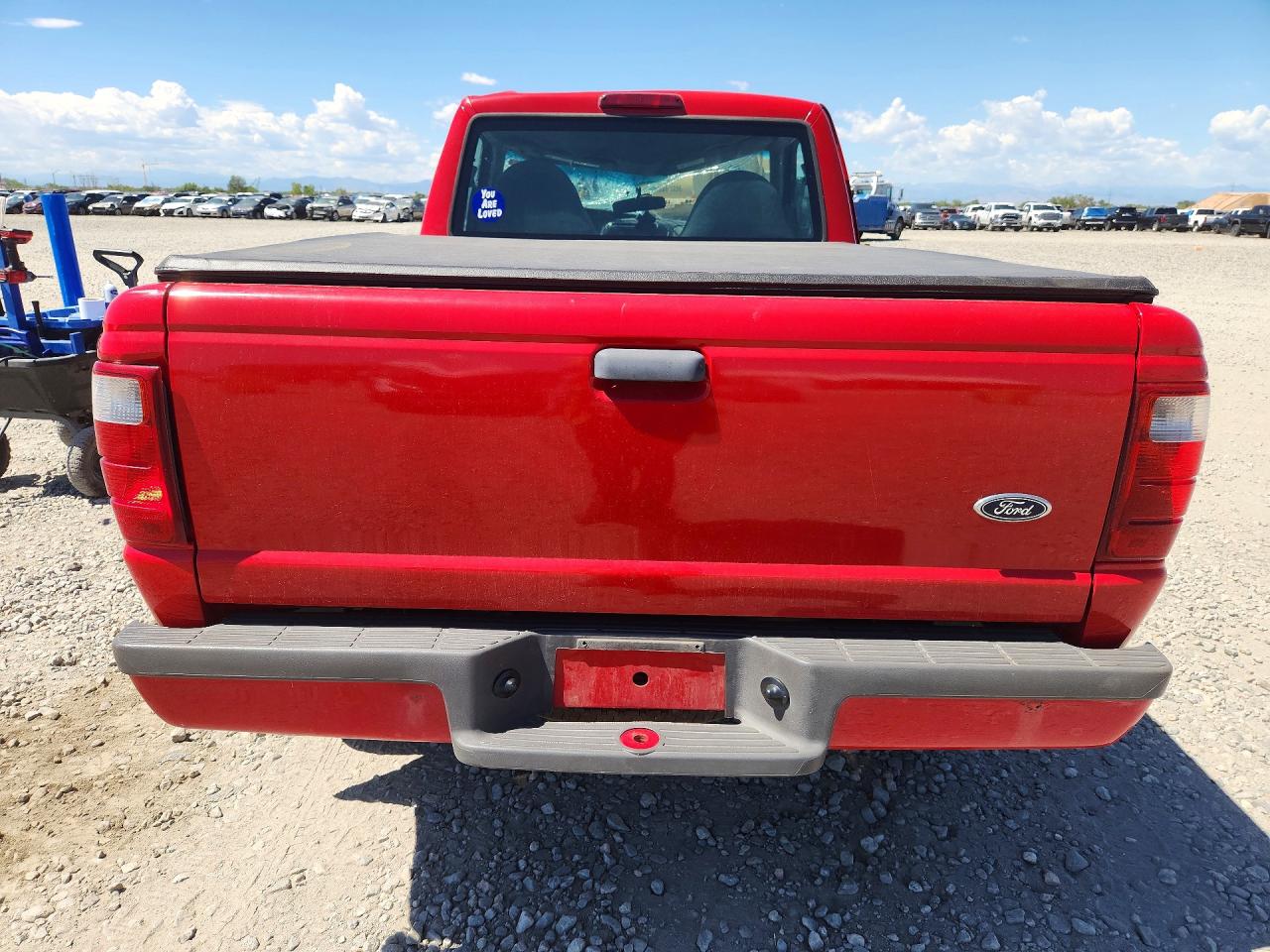 2001 Ford Ranger Red vin: 1FTYR10U71PB69135