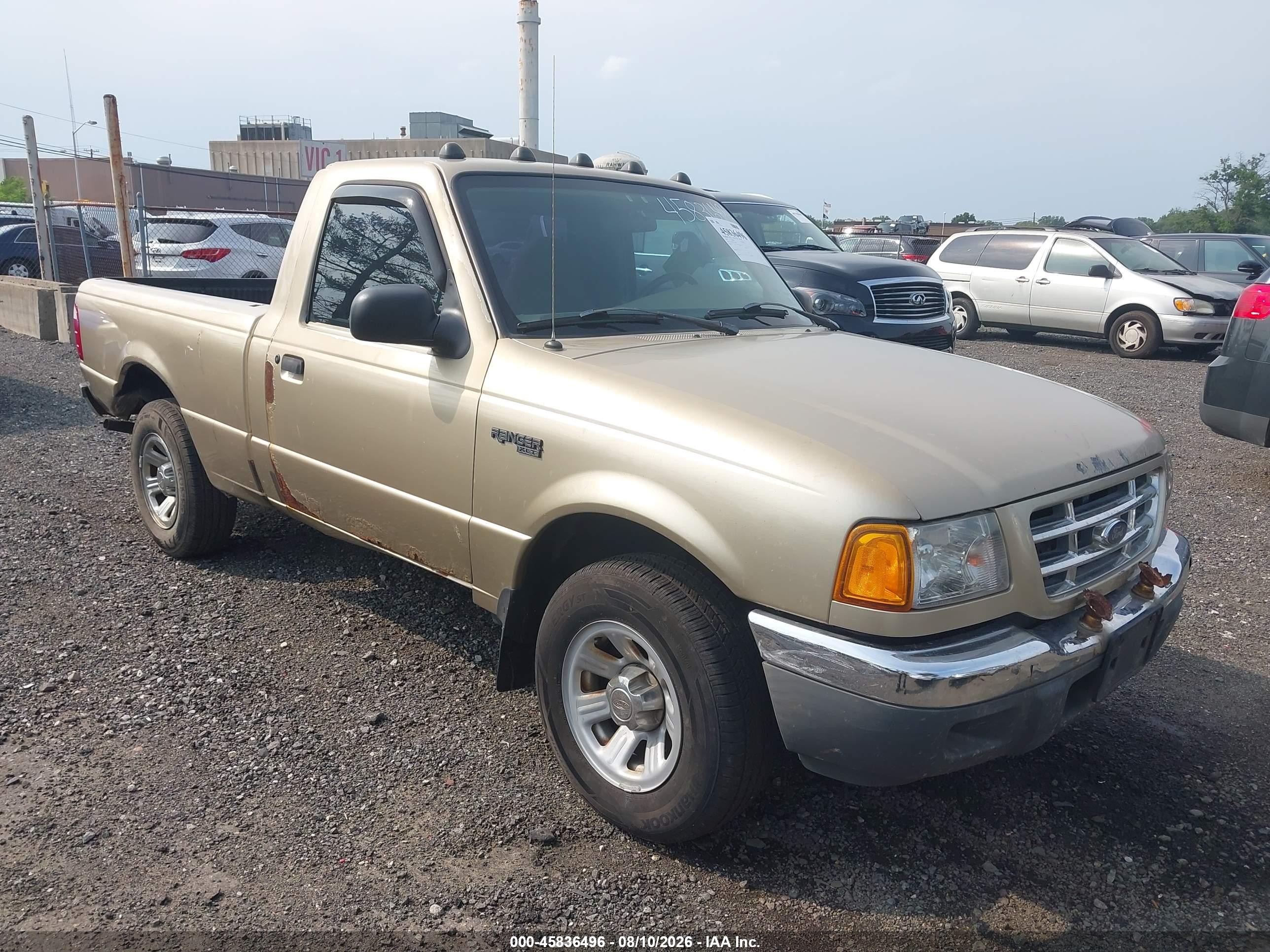 2001 Ford Ranger Edge/xl/xlt Gold vin: 1FTYR10U71TA45423