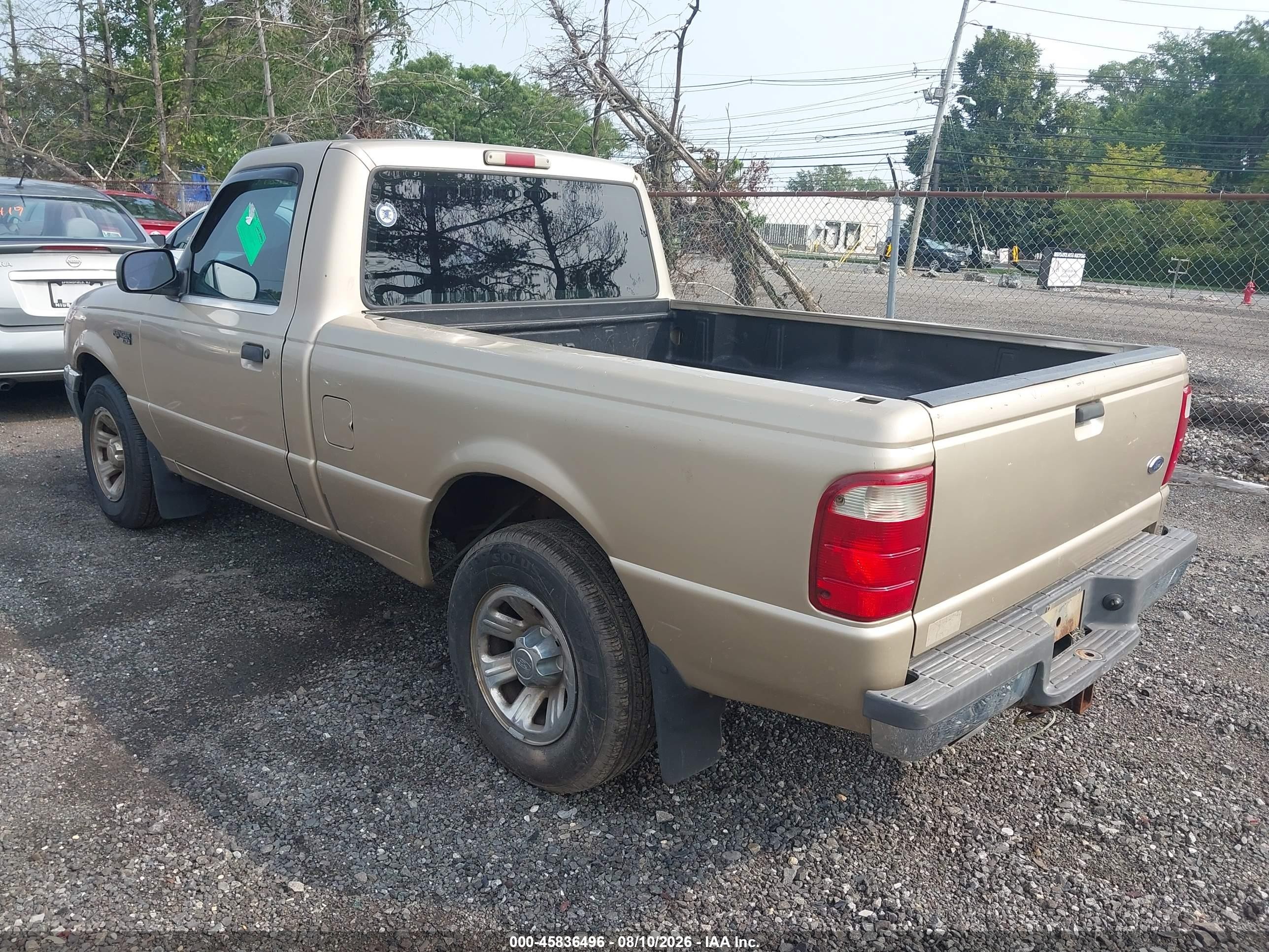 2001 Ford Ranger Edge/xl/xlt Gold vin: 1FTYR10U71TA45423