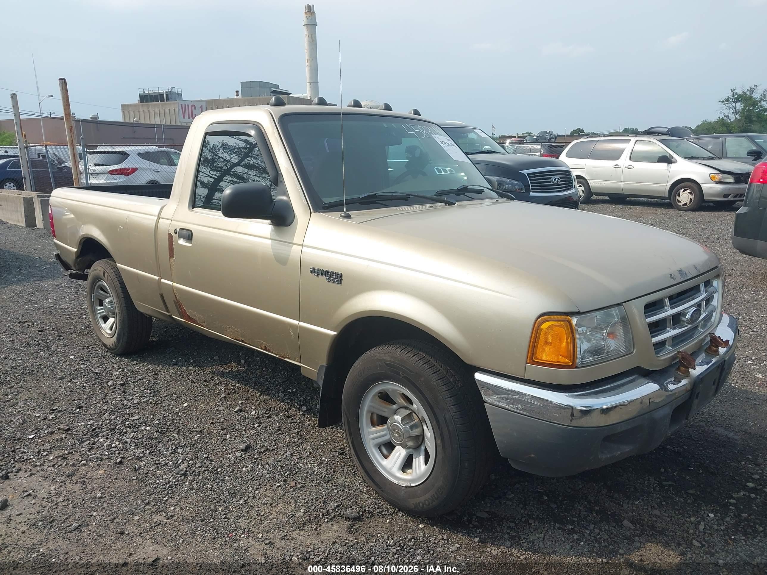 2001 Ford Ranger Edge/xl/xlt Gold vin: 1FTYR10U71TA45423