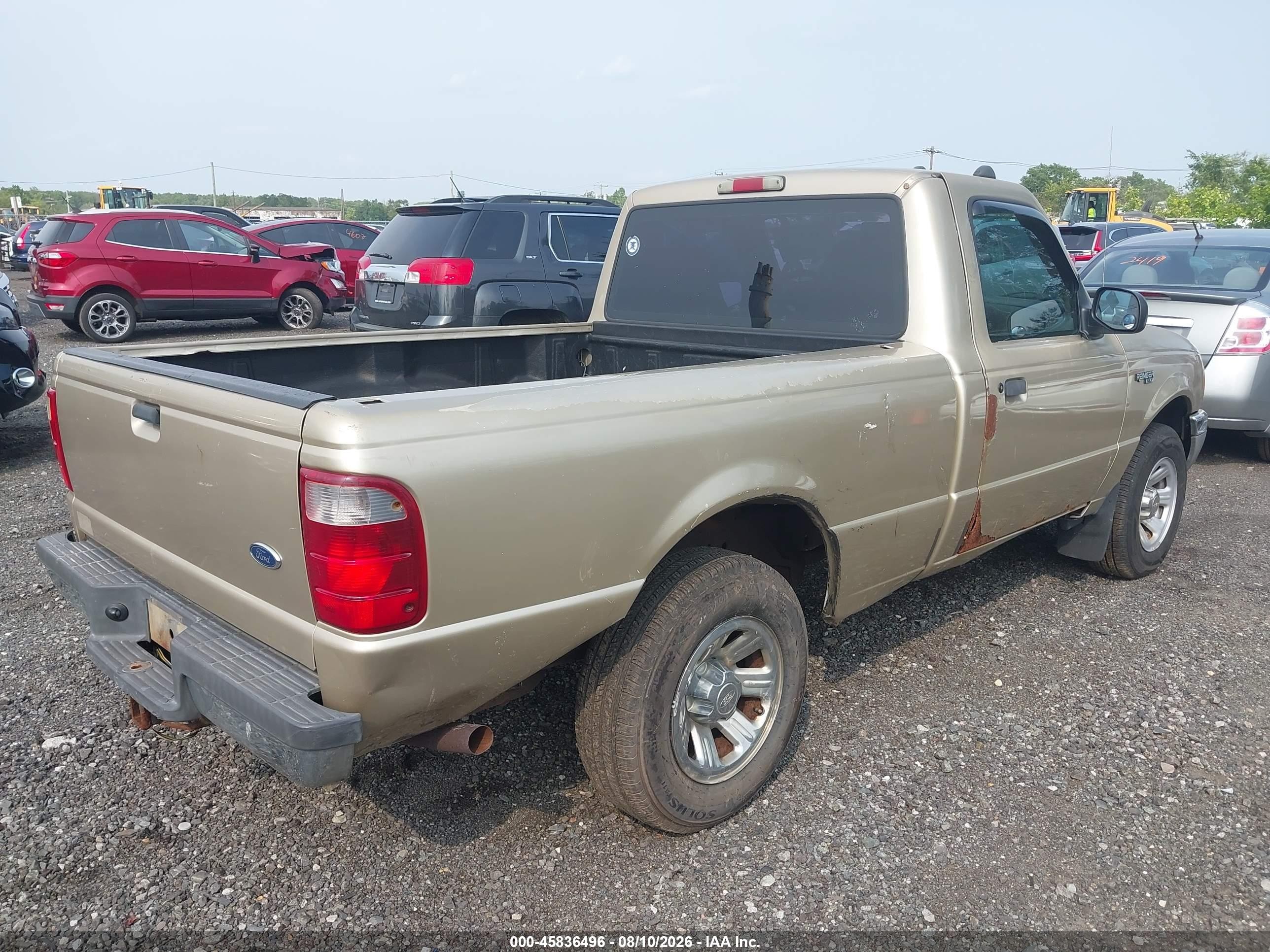 2001 Ford Ranger Edge/xl/xlt Gold vin: 1FTYR10U71TA45423