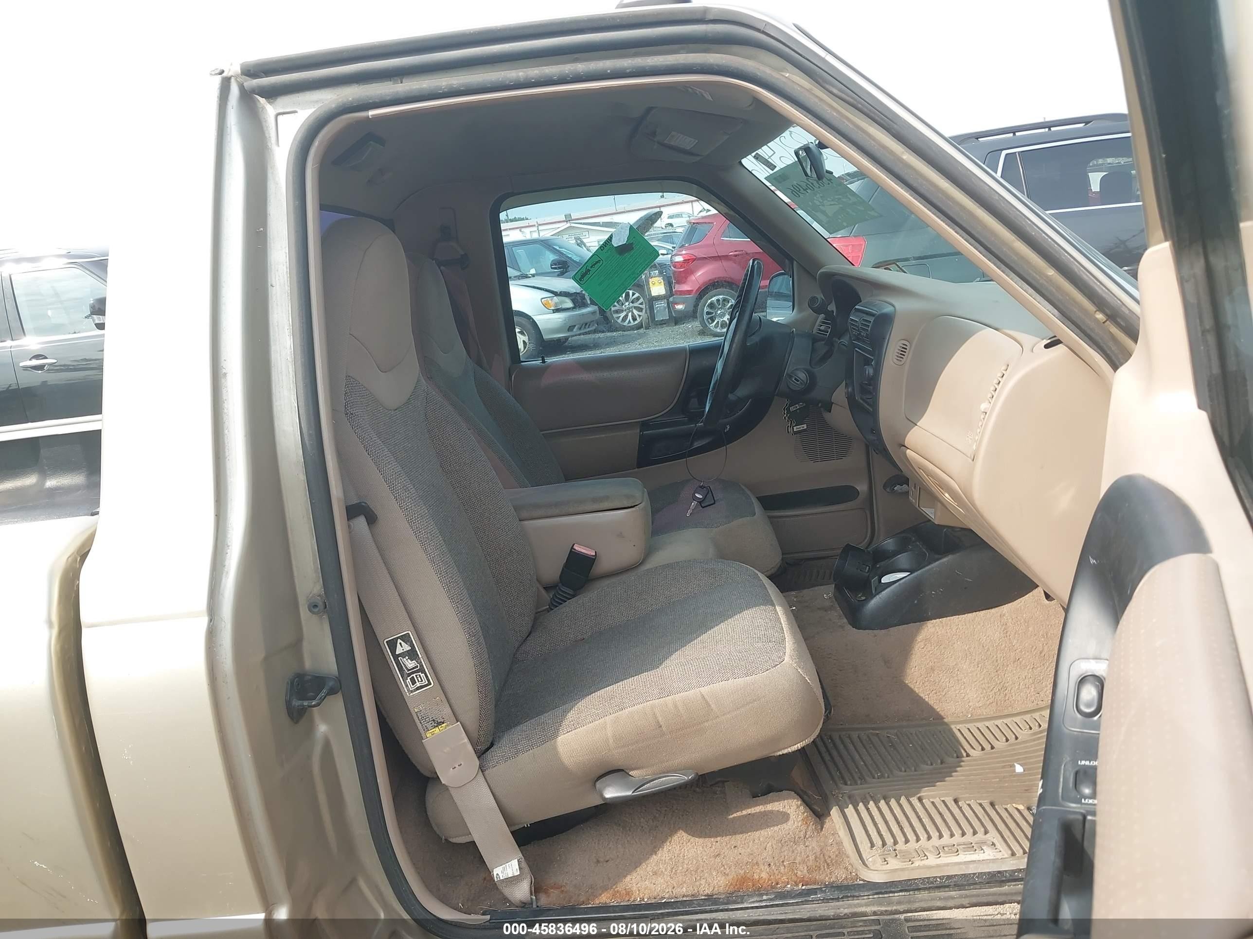 2001 Ford Ranger Edge/xl/xlt Gold vin: 1FTYR10U71TA45423