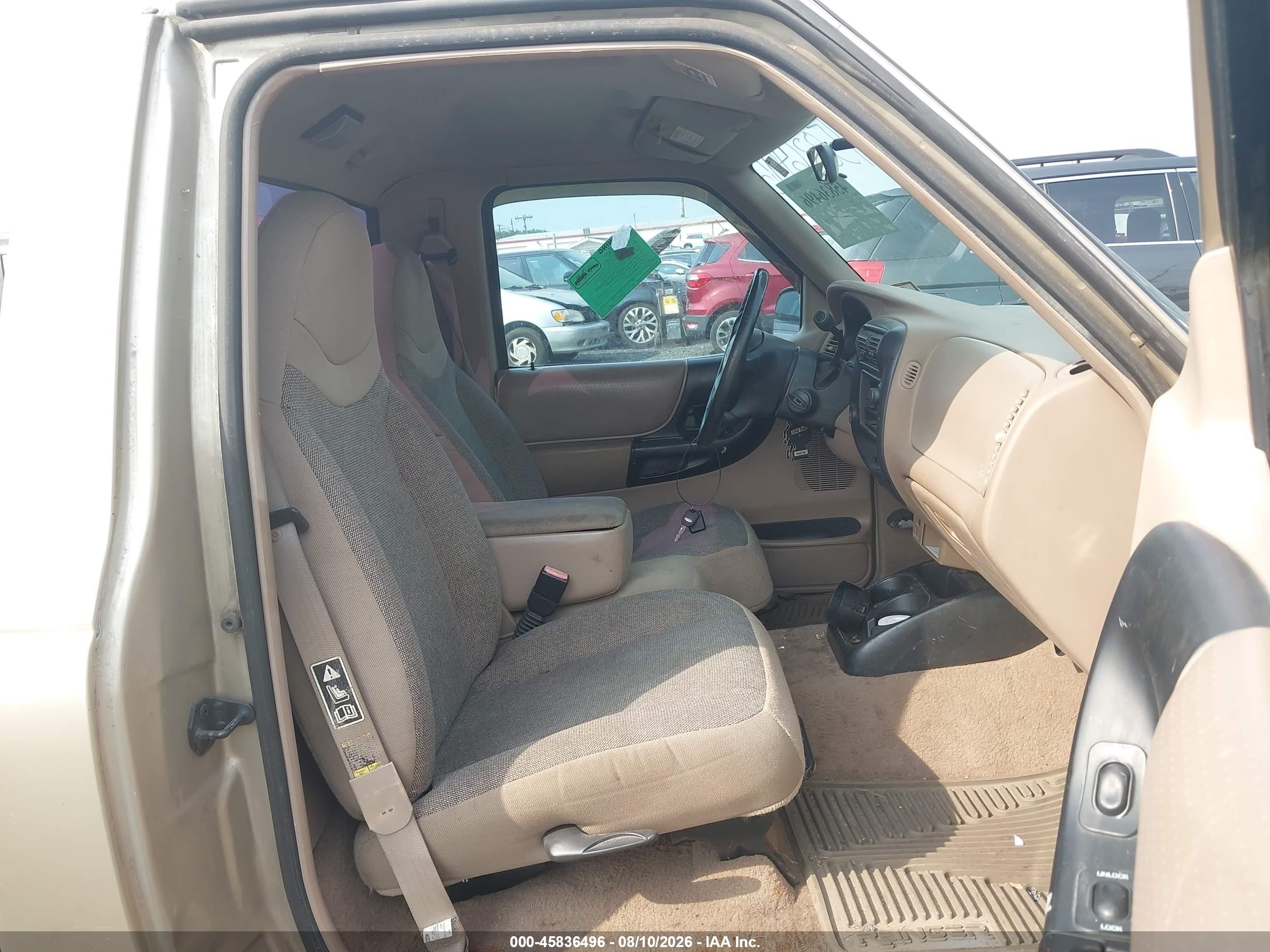 2001 Ford Ranger Edge/xl/xlt Gold vin: 1FTYR10U71TA45423
