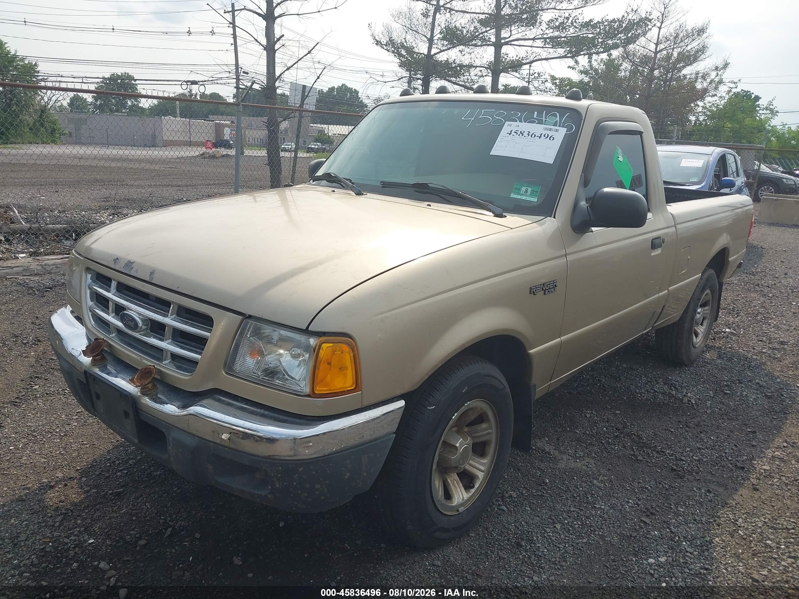 2001 Ford Ranger Edge/xl/xlt Gold vin: 1FTYR10U71TA45423