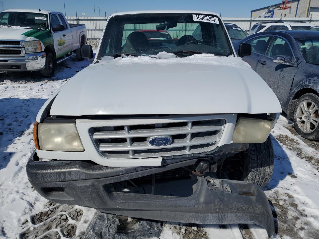 2001 Ford Ranger White vin: 1FTYR10U71TA75361