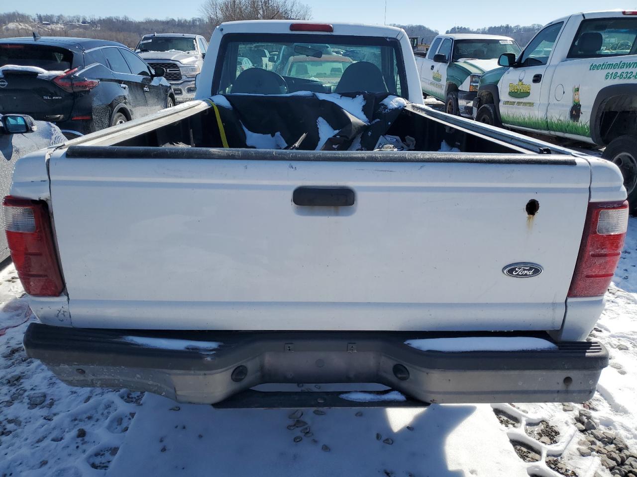 2001 Ford Ranger White vin: 1FTYR10U71TA75361