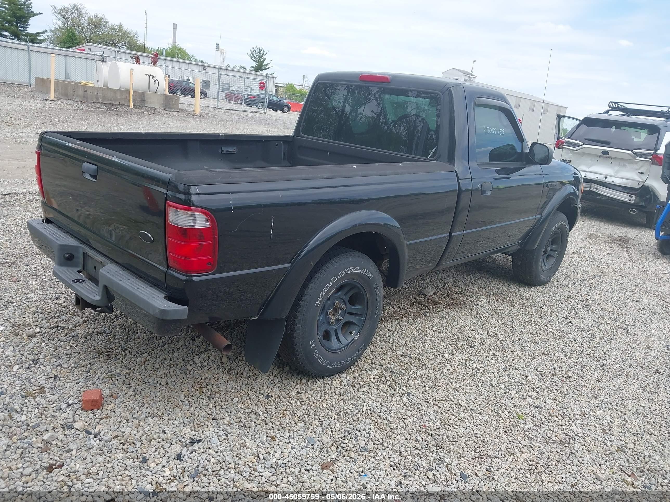 2003 Ford Ranger Edge/xl/xlt Black vin: 1FTYR10U73PB43833