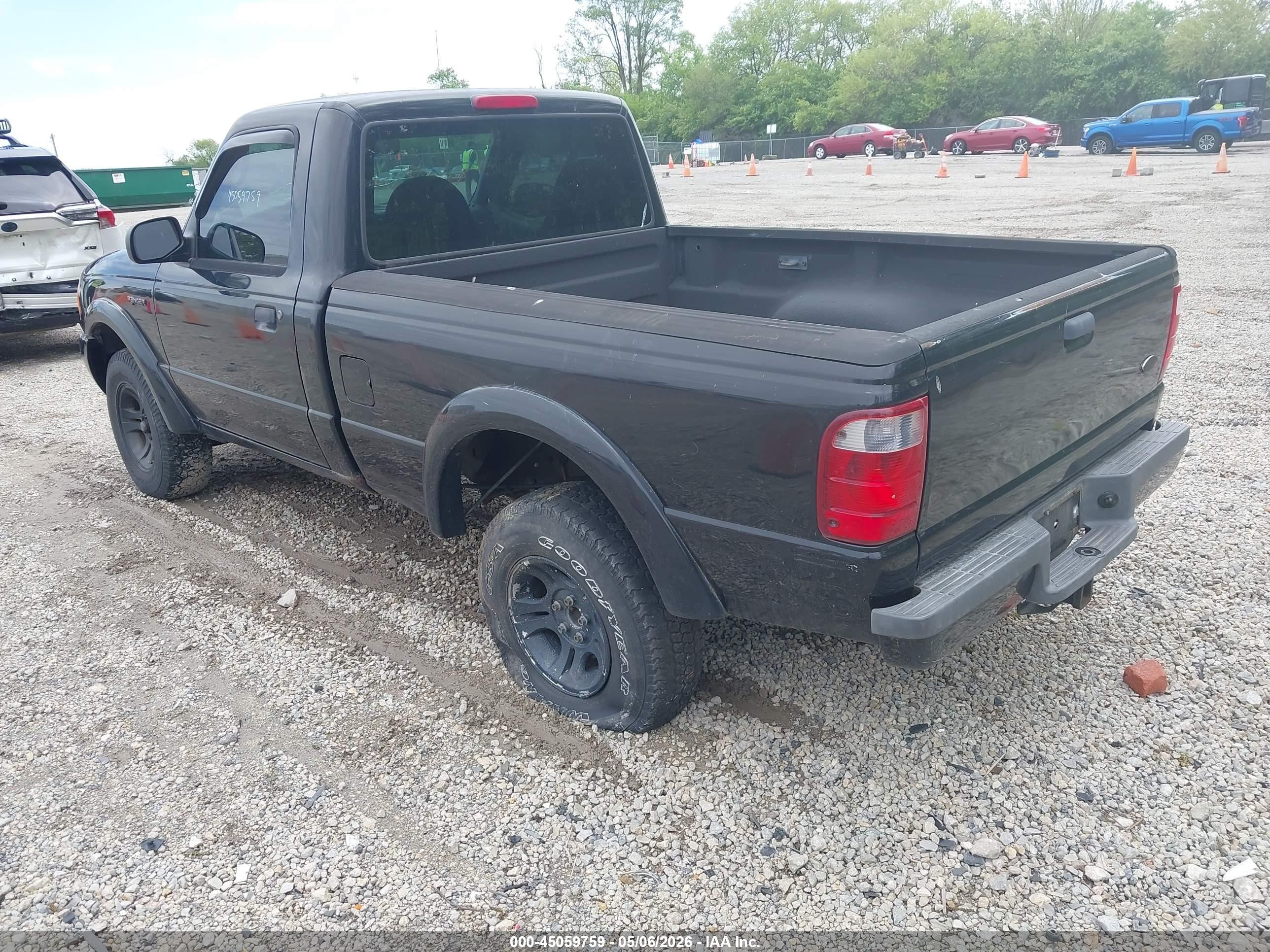 2003 Ford Ranger Edge/xl/xlt Black vin: 1FTYR10U73PB43833