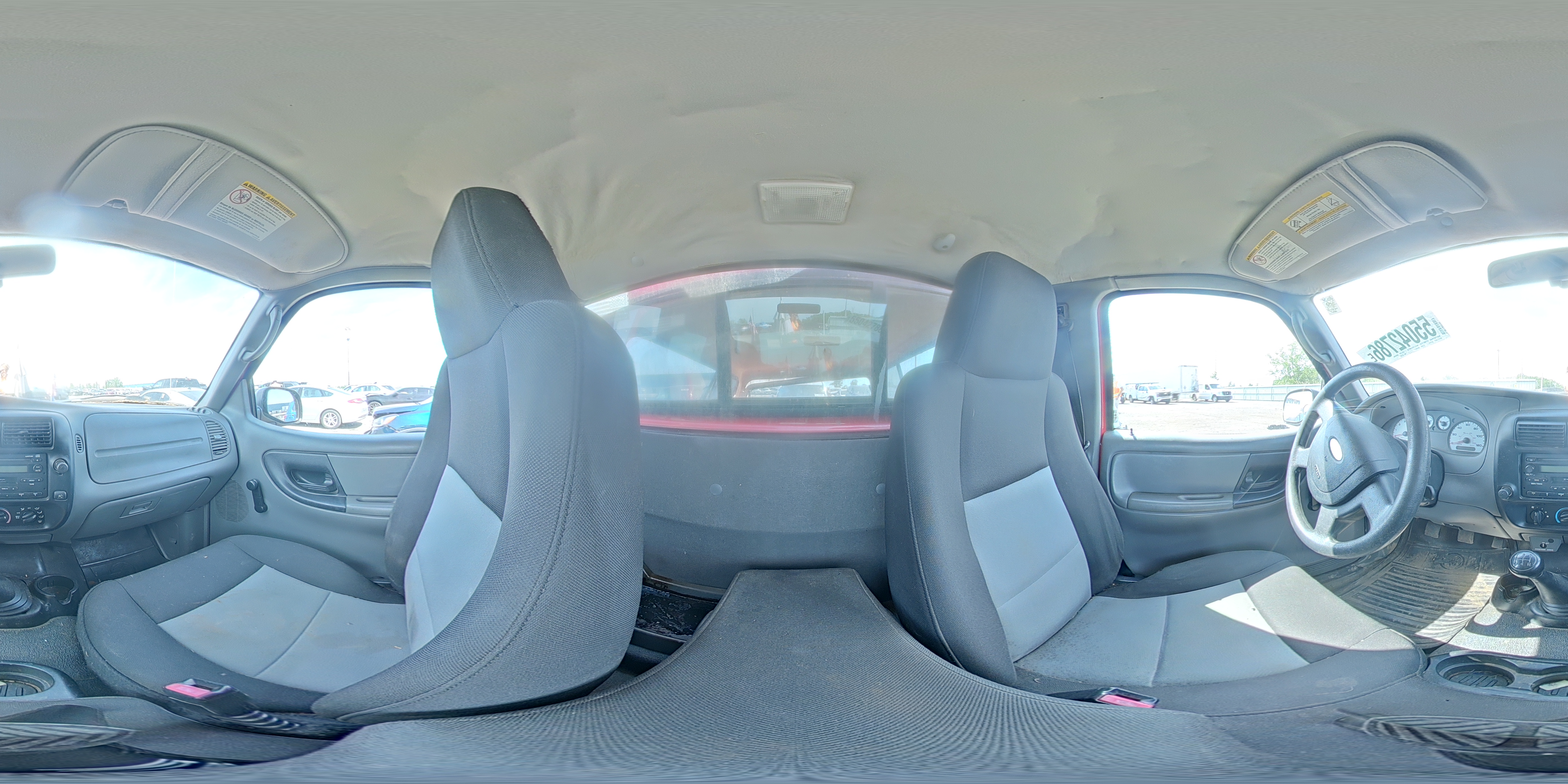 2004 Ford Ranger Red vin: 1FTYR10U74PA87166