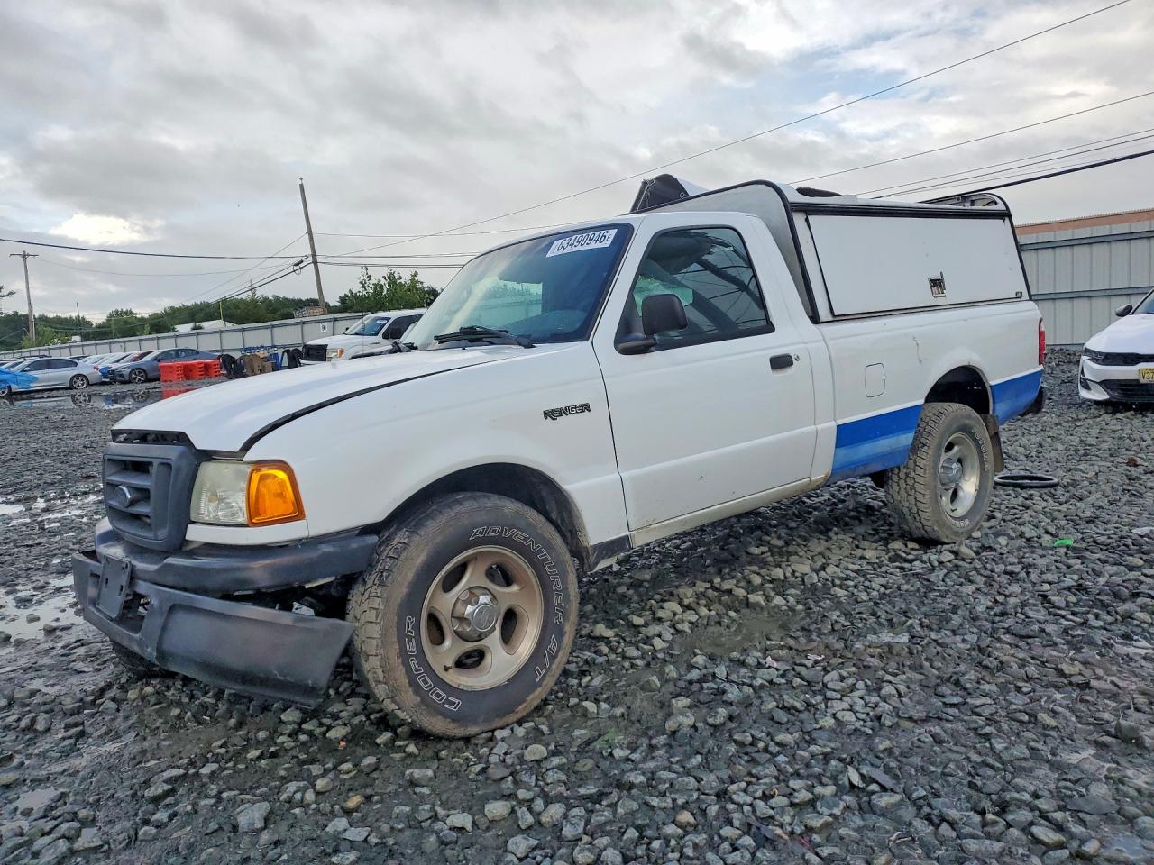 2005 Ford Ranger White vin: 1FTYR10U75PA61894