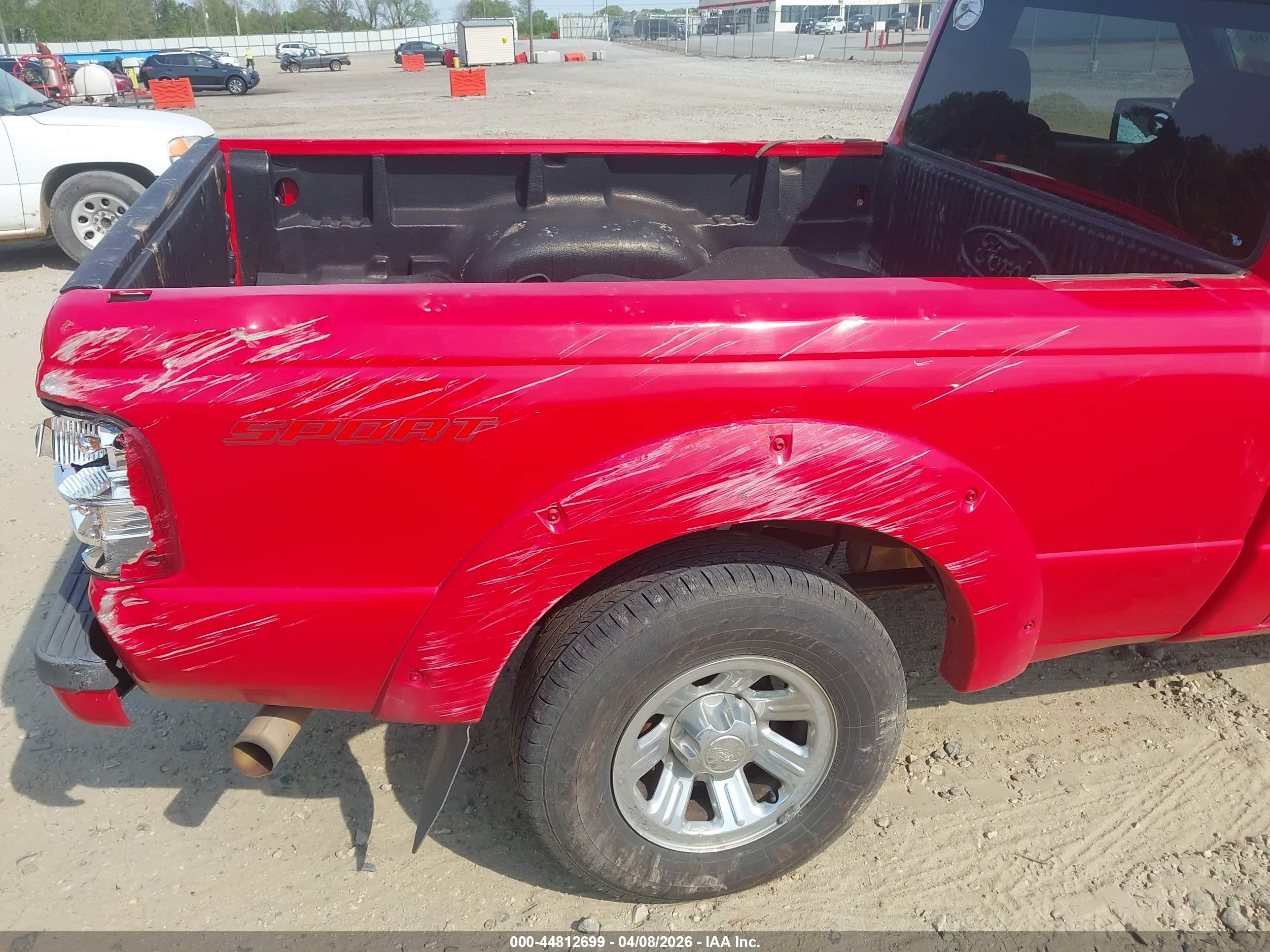 2007 Ford Ranger Sport/stx/xl/xlt Red vin: 1FTYR10U77PA32530