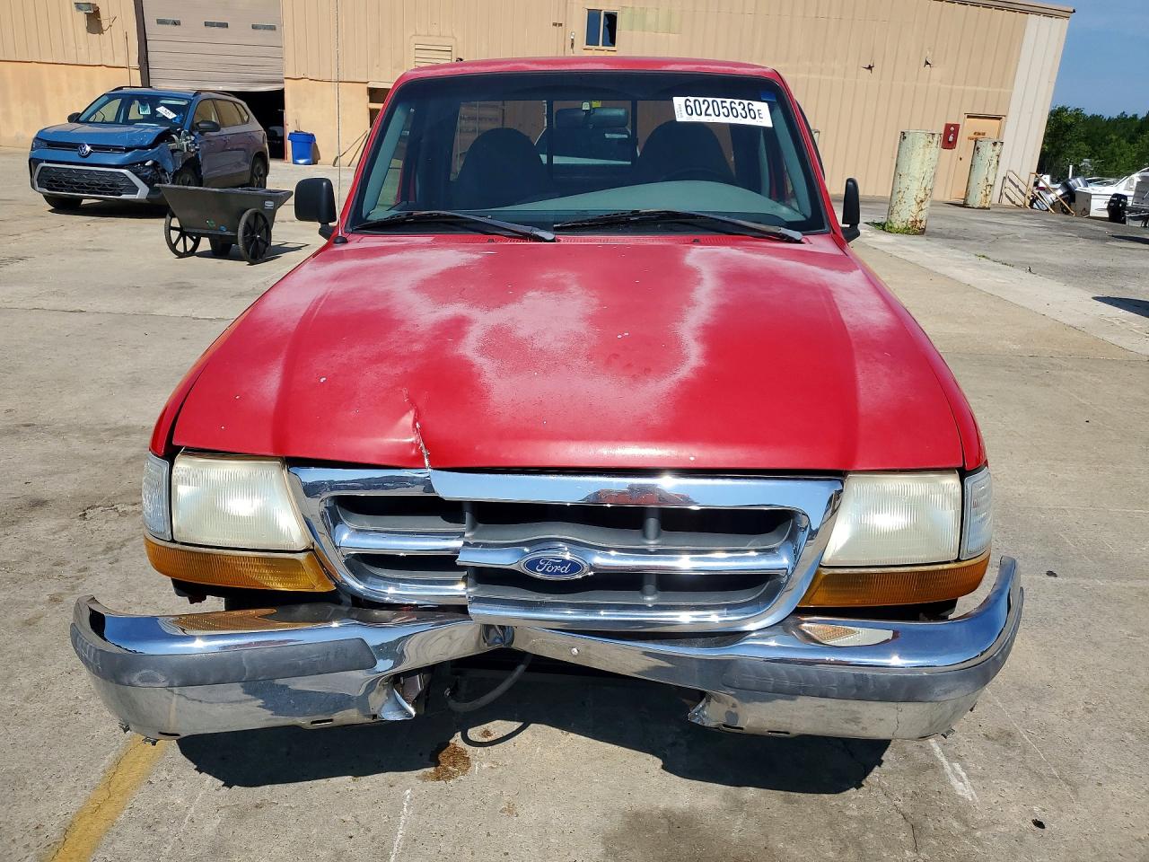 1998 Ford Ranger Red vin: 1FTYR10U7WPB56960
