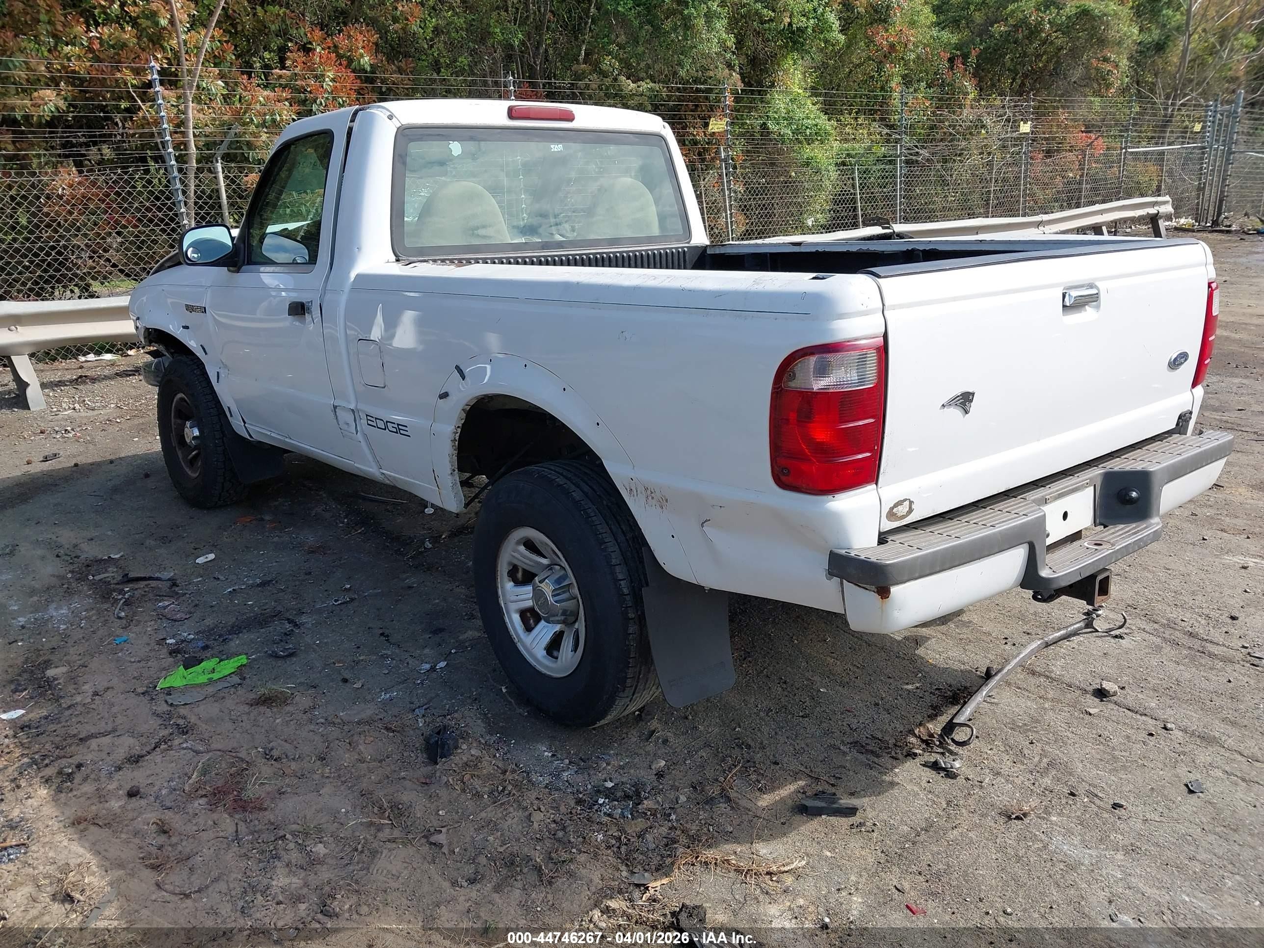 2001 Ford Ranger Edge/xl/xlt White vin: 1FTYR10U81TA54793