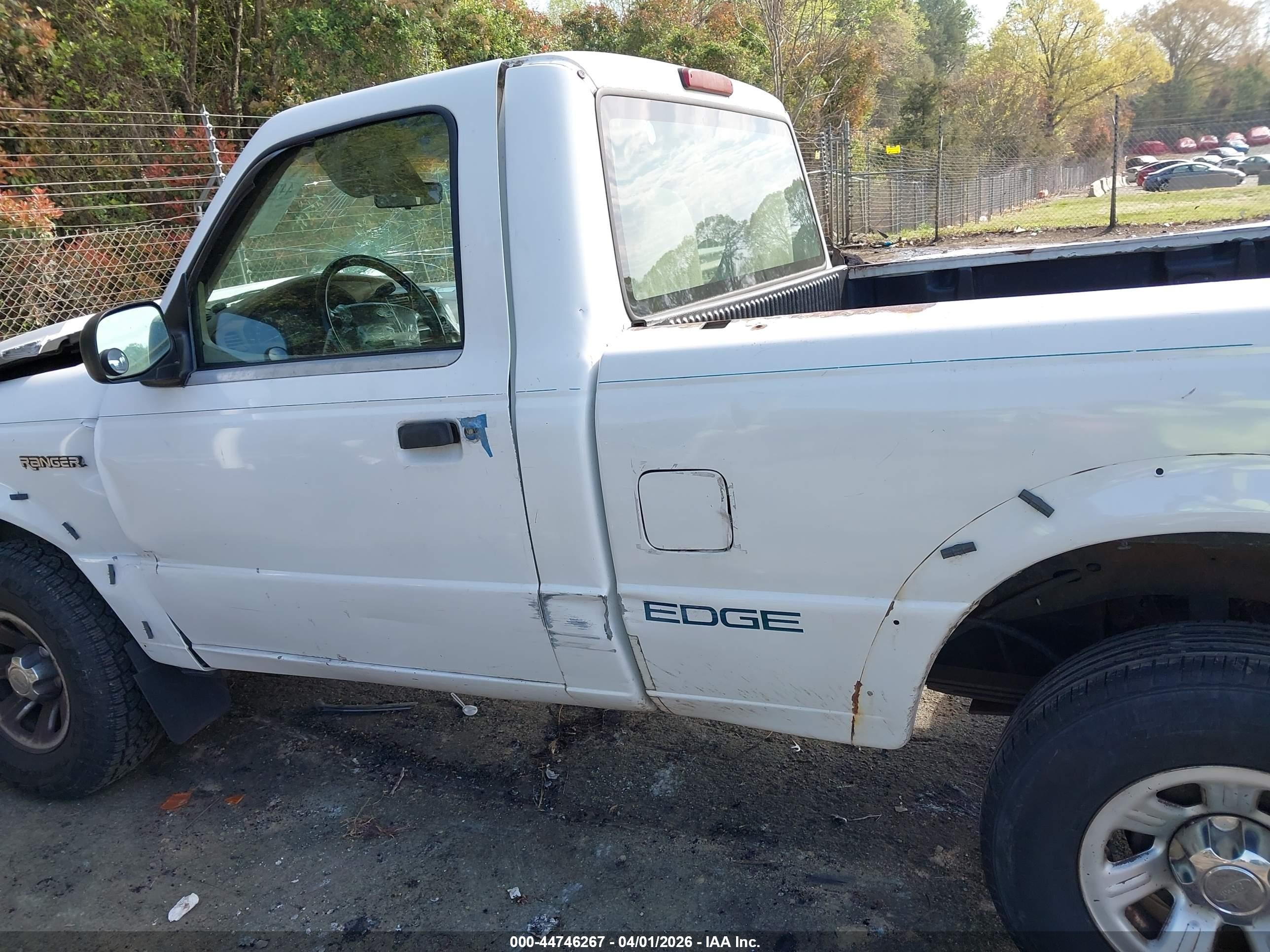 2001 Ford Ranger Edge/xl/xlt White vin: 1FTYR10U81TA54793