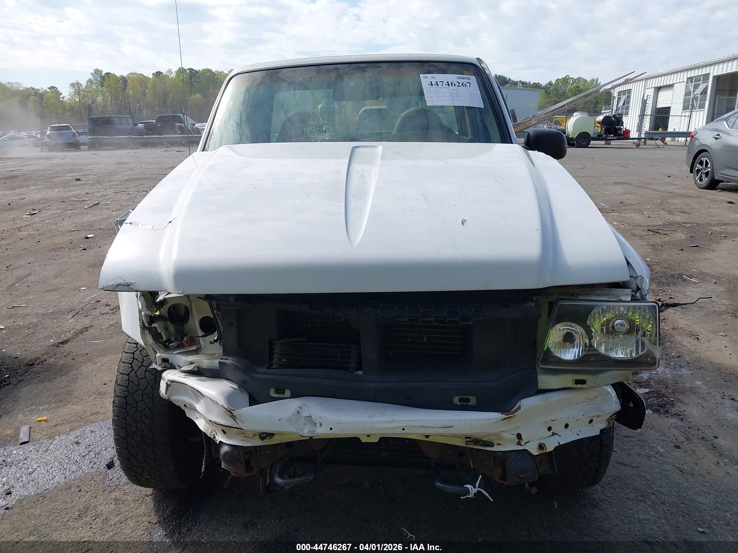 2001 Ford Ranger Edge/xl/xlt White vin: 1FTYR10U81TA54793