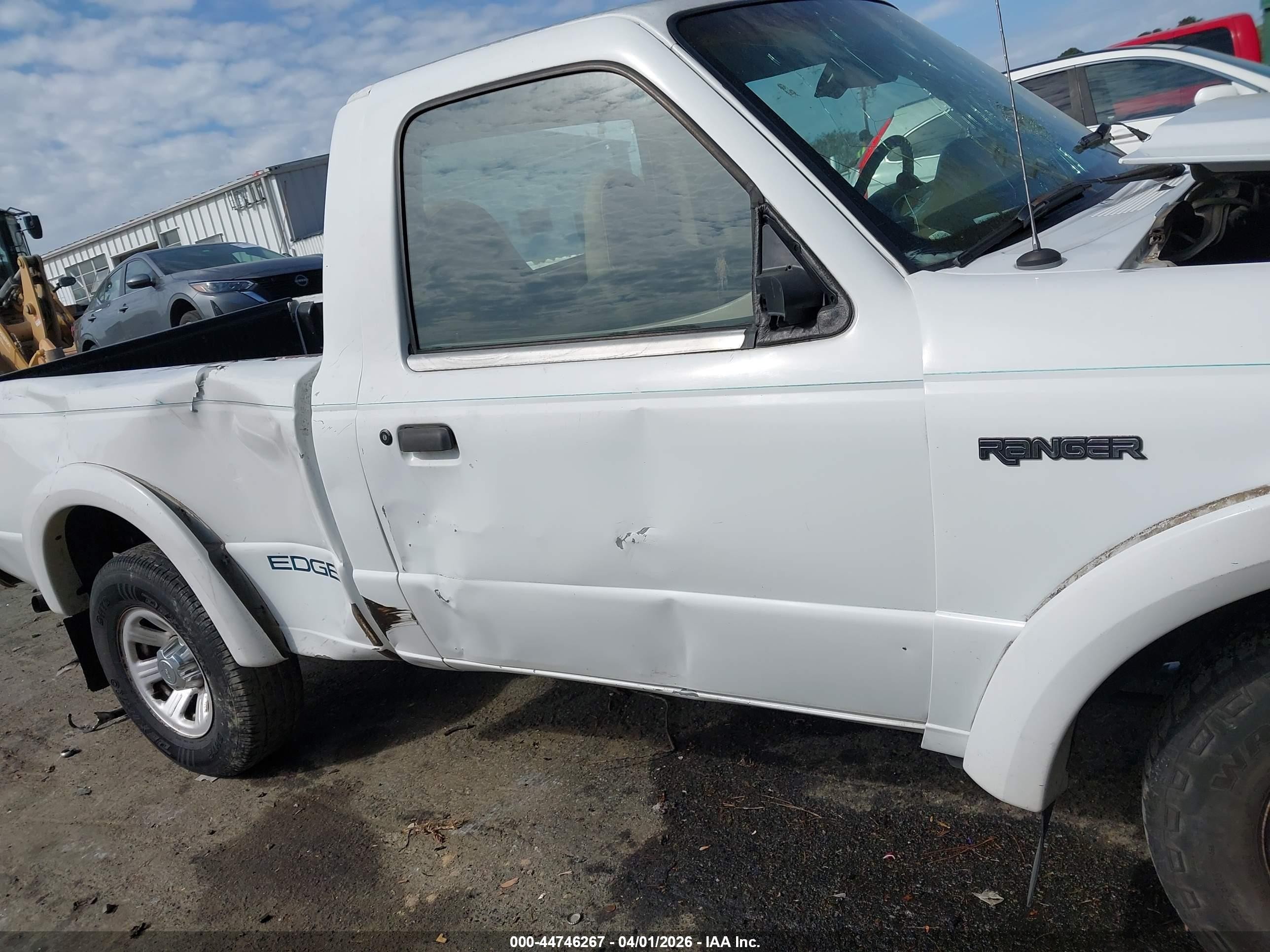 2001 Ford Ranger Edge/xl/xlt White vin: 1FTYR10U81TA54793