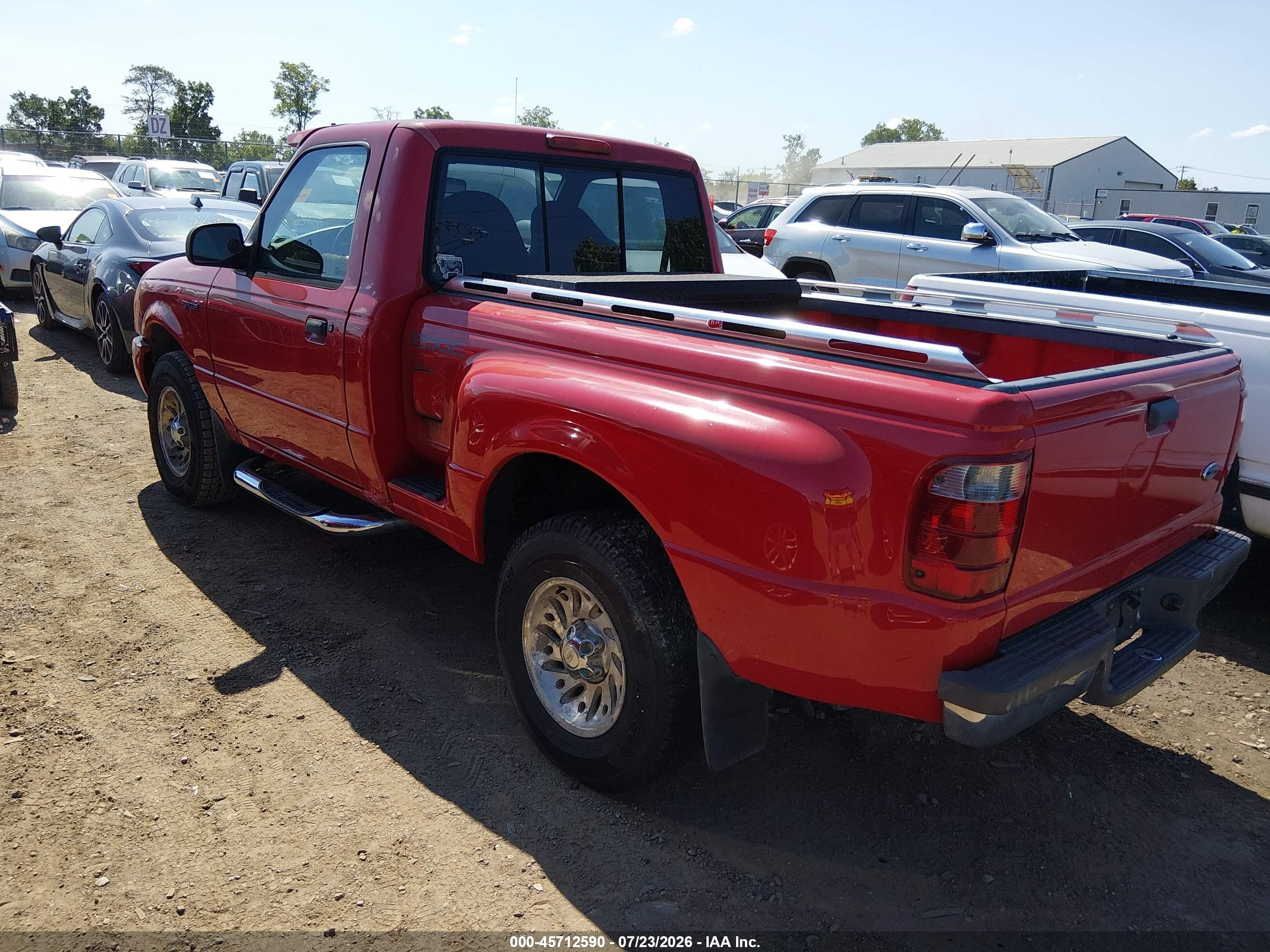 2002 Ford Ranger Edge/xl/xlt Красный vin: 1FTYR10U82PB53348