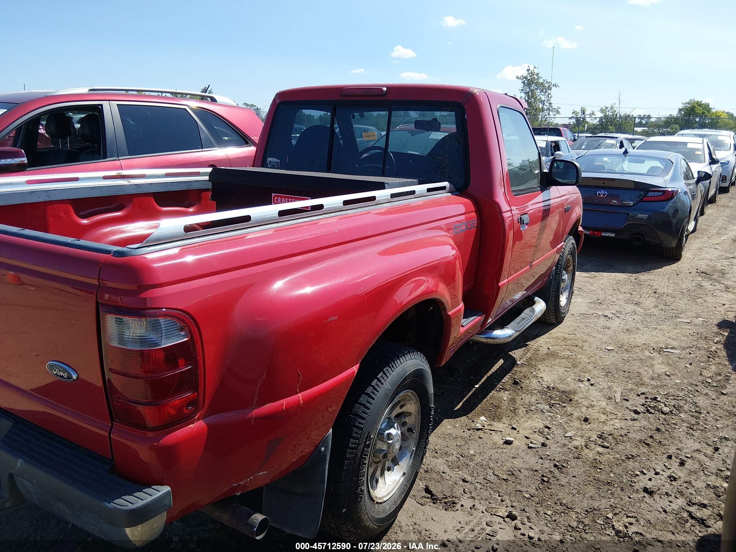2002 Ford Ranger Edge/xl/xlt Красный vin: 1FTYR10U82PB53348