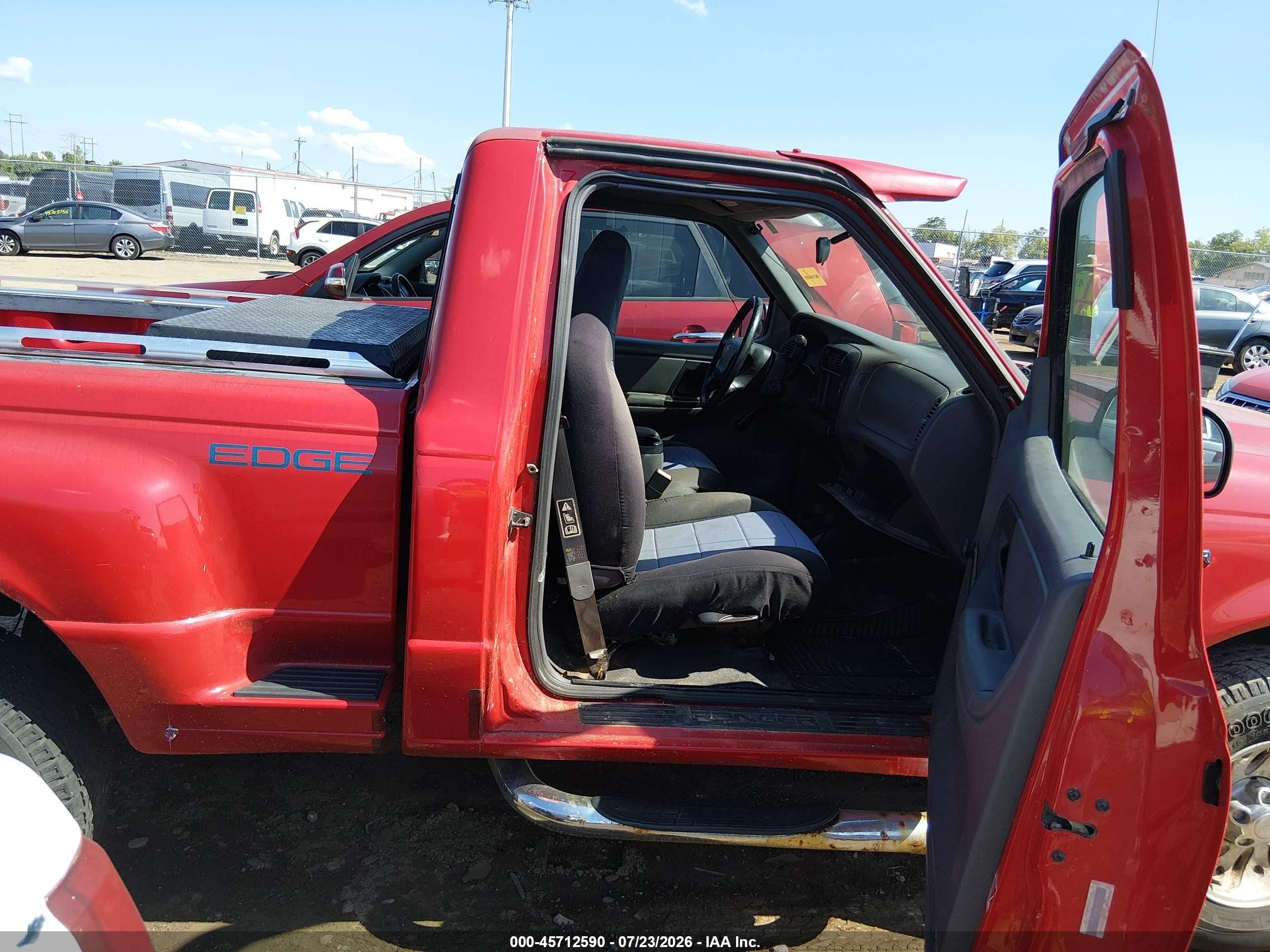 2002 Ford Ranger Edge/xl/xlt Красный vin: 1FTYR10U82PB53348