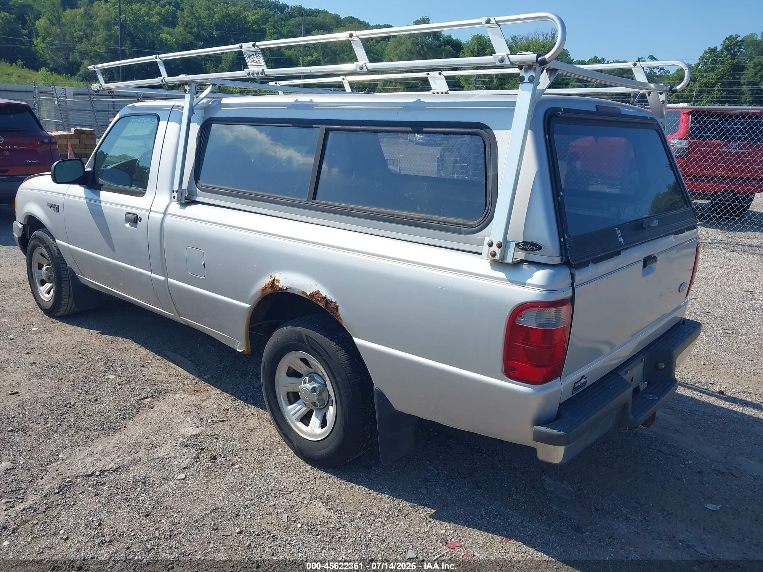 2002 Ford Ranger Edge/xl/xlt Серебряный vin: 1FTYR10U82PB76452