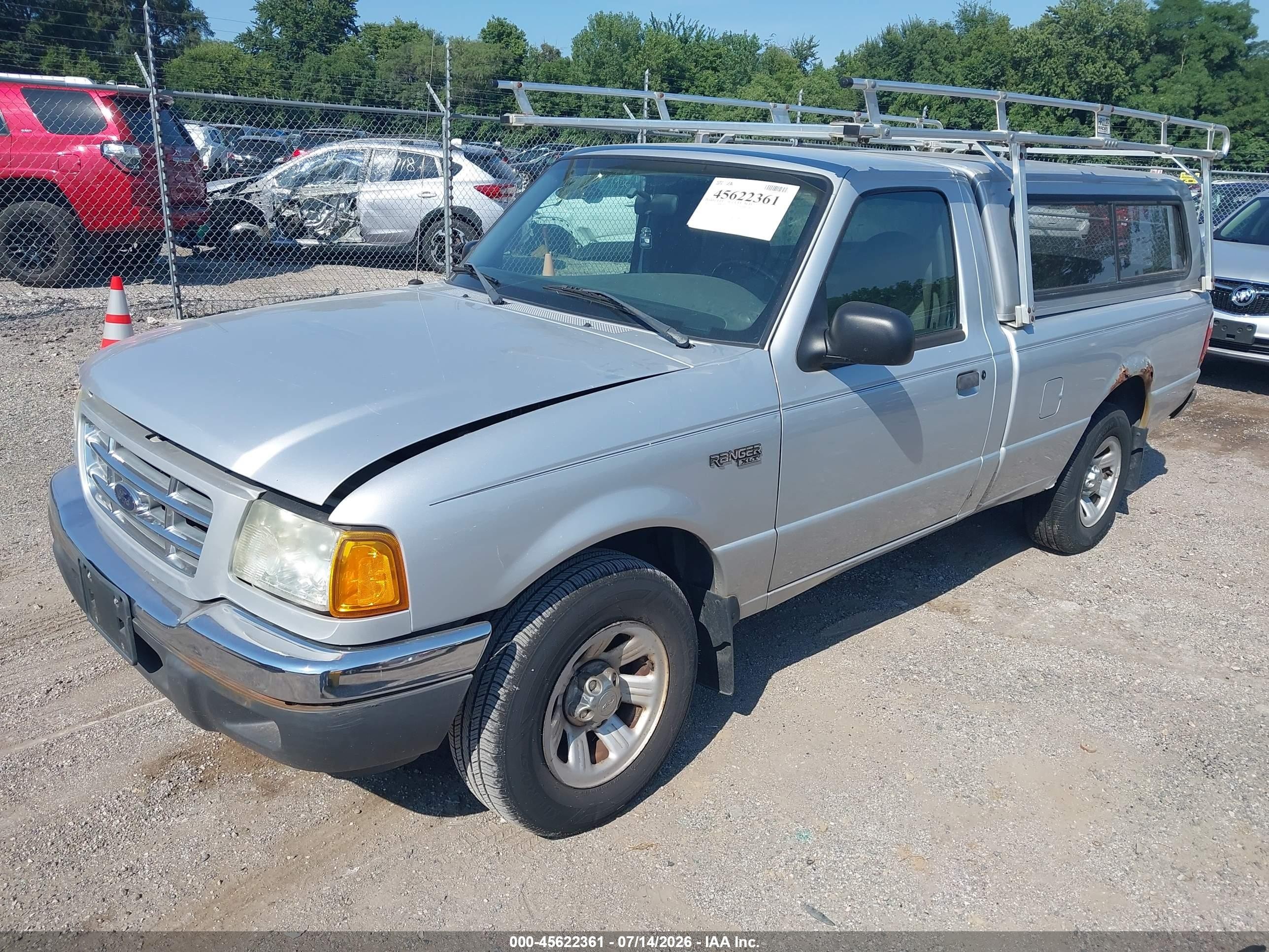 2002 Ford Ranger Edge/xl/xlt Серебряный vin: 1FTYR10U82PB76452